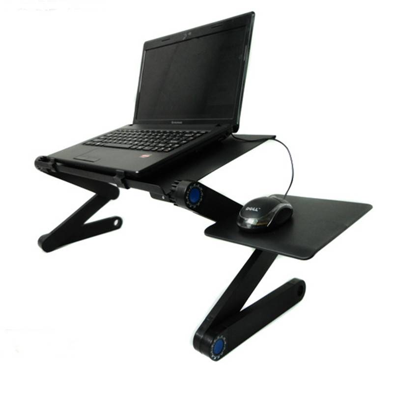 💻 TABLE ORDINATEUR PLIABLE 360° – RÉGLABLE MULTI-USAGES
