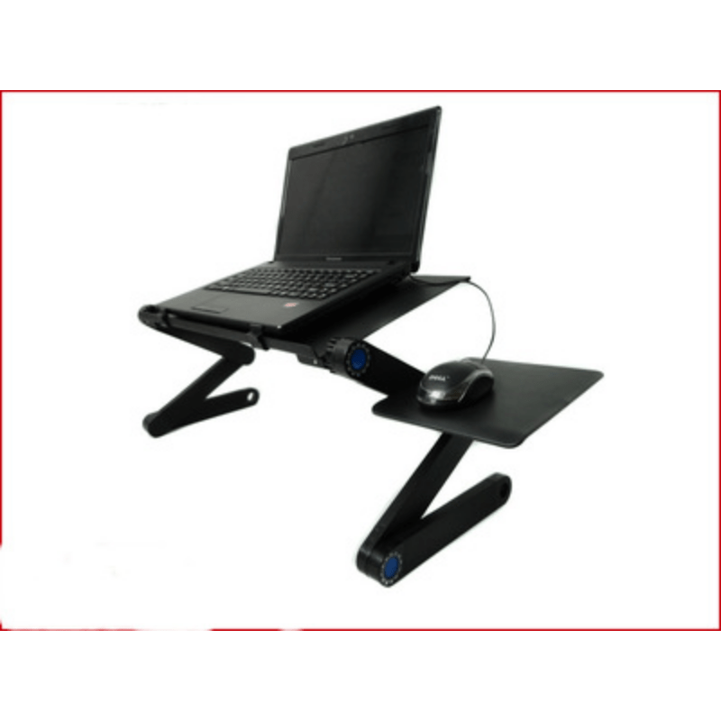 💻 TABLE ORDINATEUR PLIABLE 360° – RÉGLABLE MULTI-USAGES
