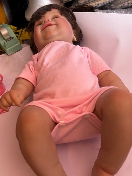 Poupée bébé fille 50 cm Ultra réaliste + accessoires