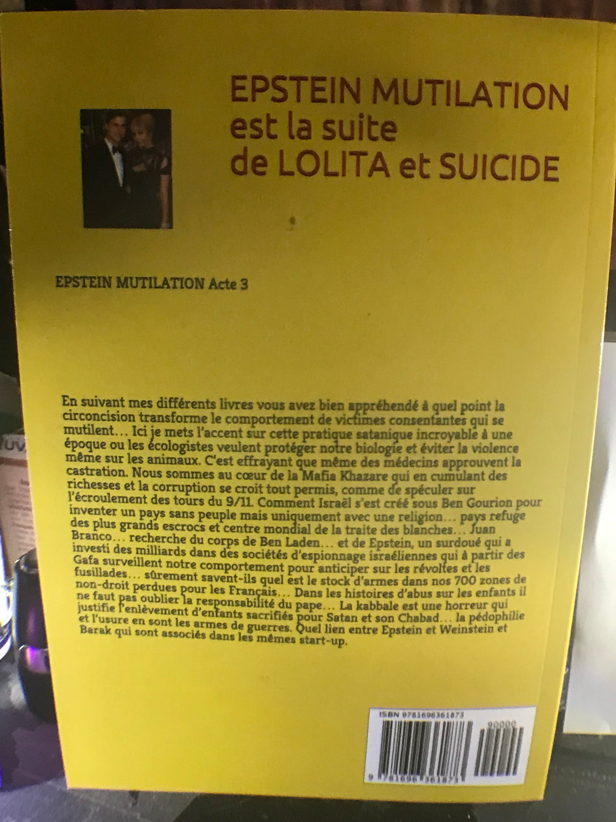 LOT 3 livres Epstein – Trilogie Top Secret 🔐