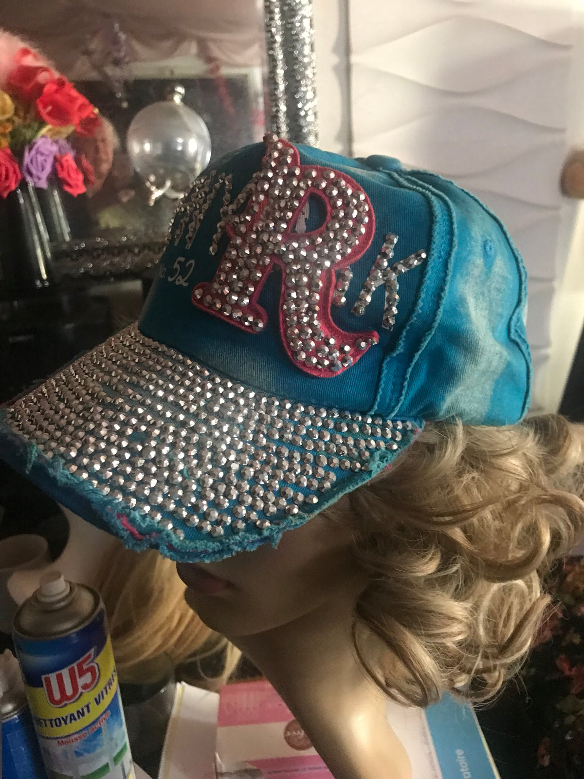Casquette Bling Bling Y2K – Strass – Style Street / Rap
