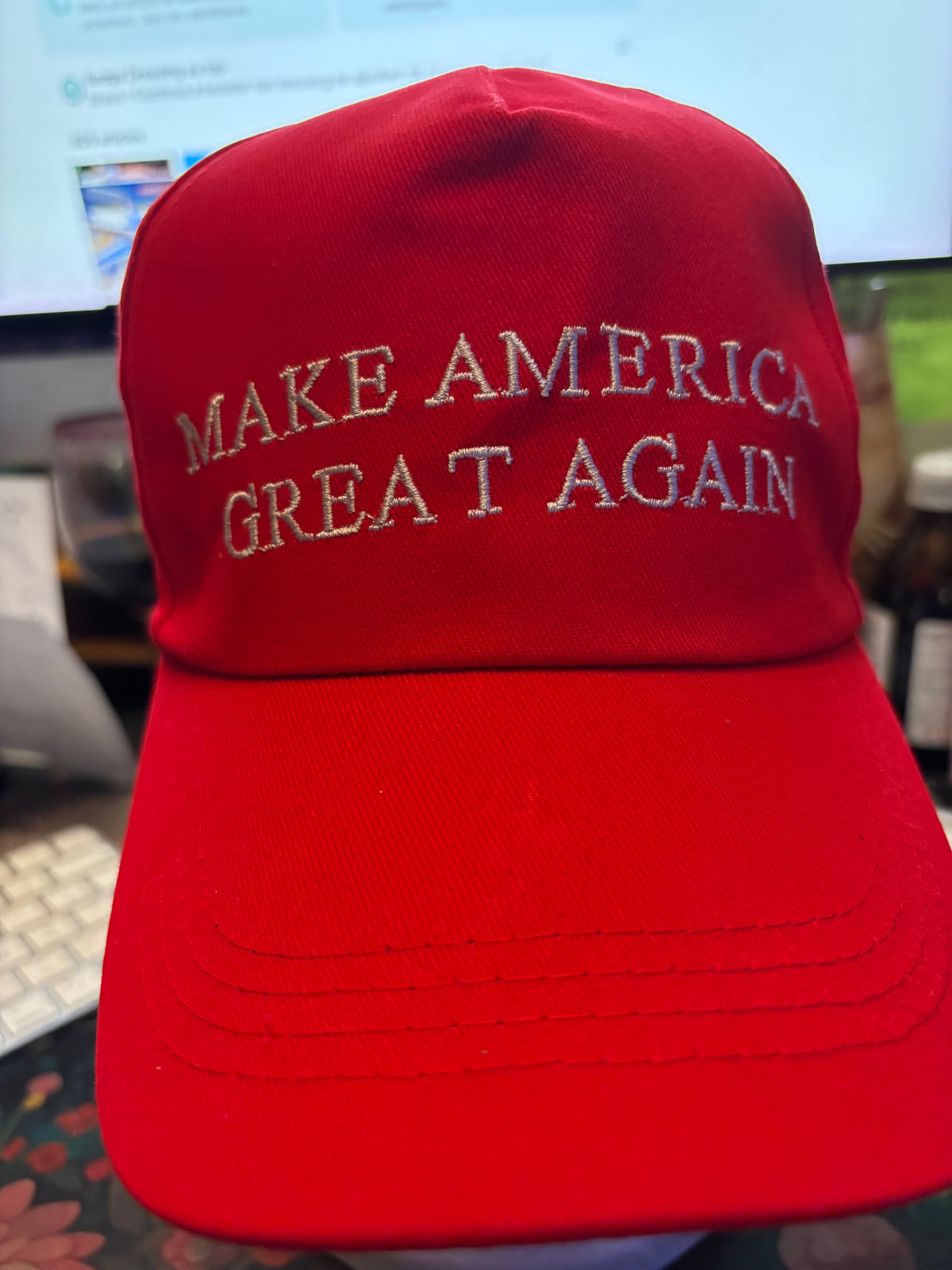 Casquette TRUMP – Rouge brodée 🇺🇸