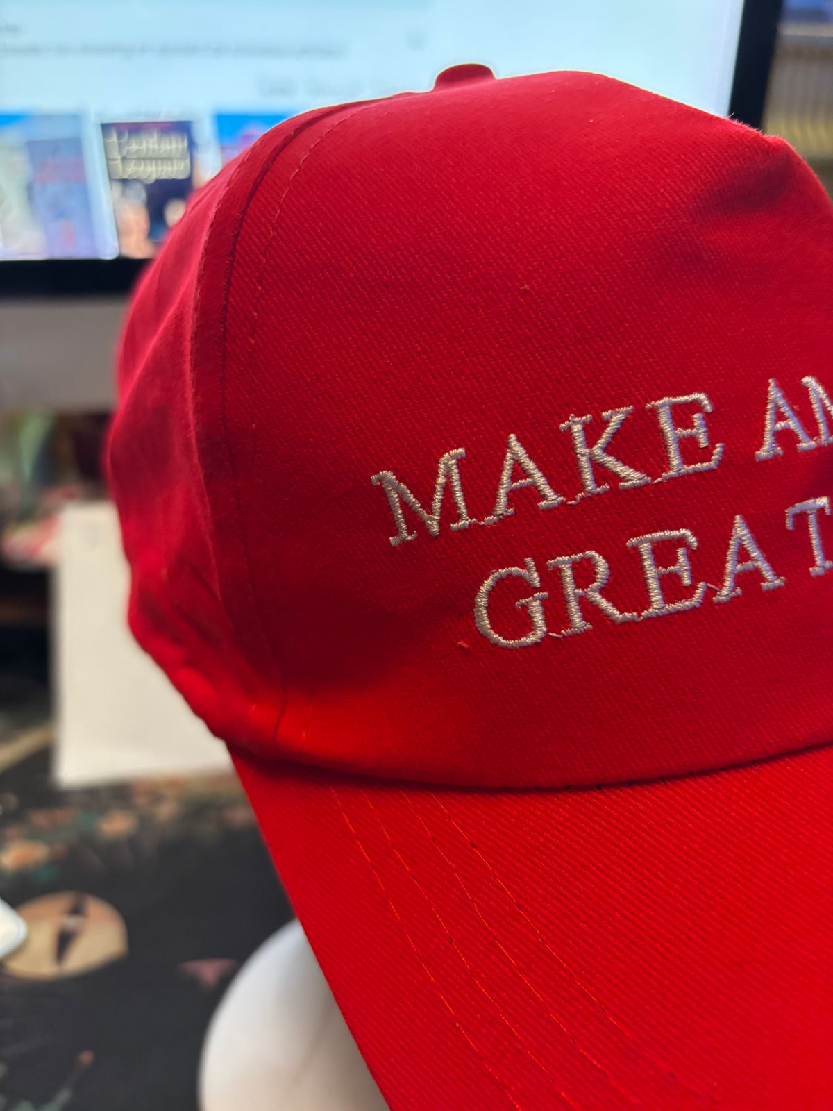 Casquette TRUMP – Rouge brodée 🇺🇸