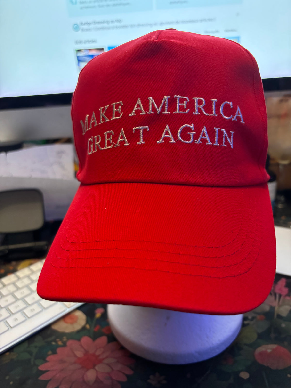 Casquette TRUMP – Rouge brodée 🇺🇸