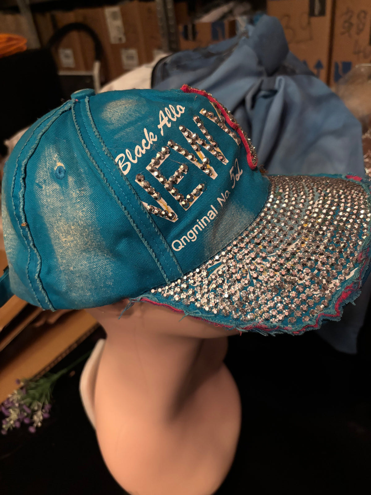 Casquette Bling Bling Y2K – Strass – Style Street / Rap