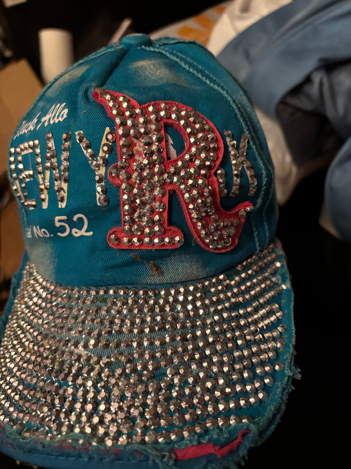 Casquette Bling Bling Y2K – Strass – Style Street / Rap