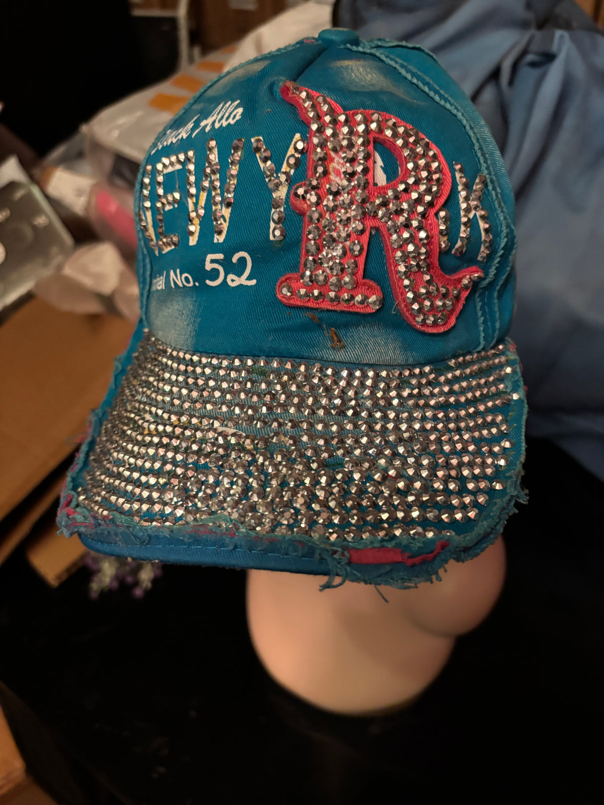 Casquette Bling Bling Y2K – Strass – Style Street / Rap