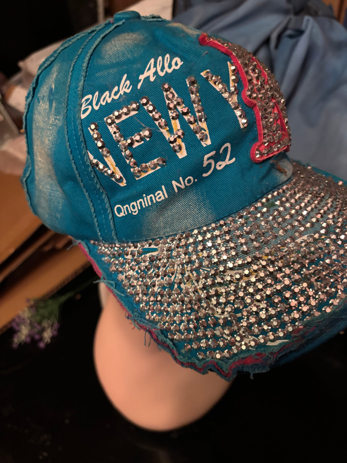 Casquette Bling Bling Y2K – Strass – Style Street / Rap