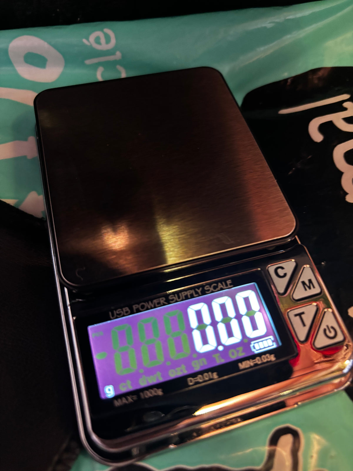 ⚖️ Balance Numérique de Précision Rechargeable USB – 1000 g / 0,01 g