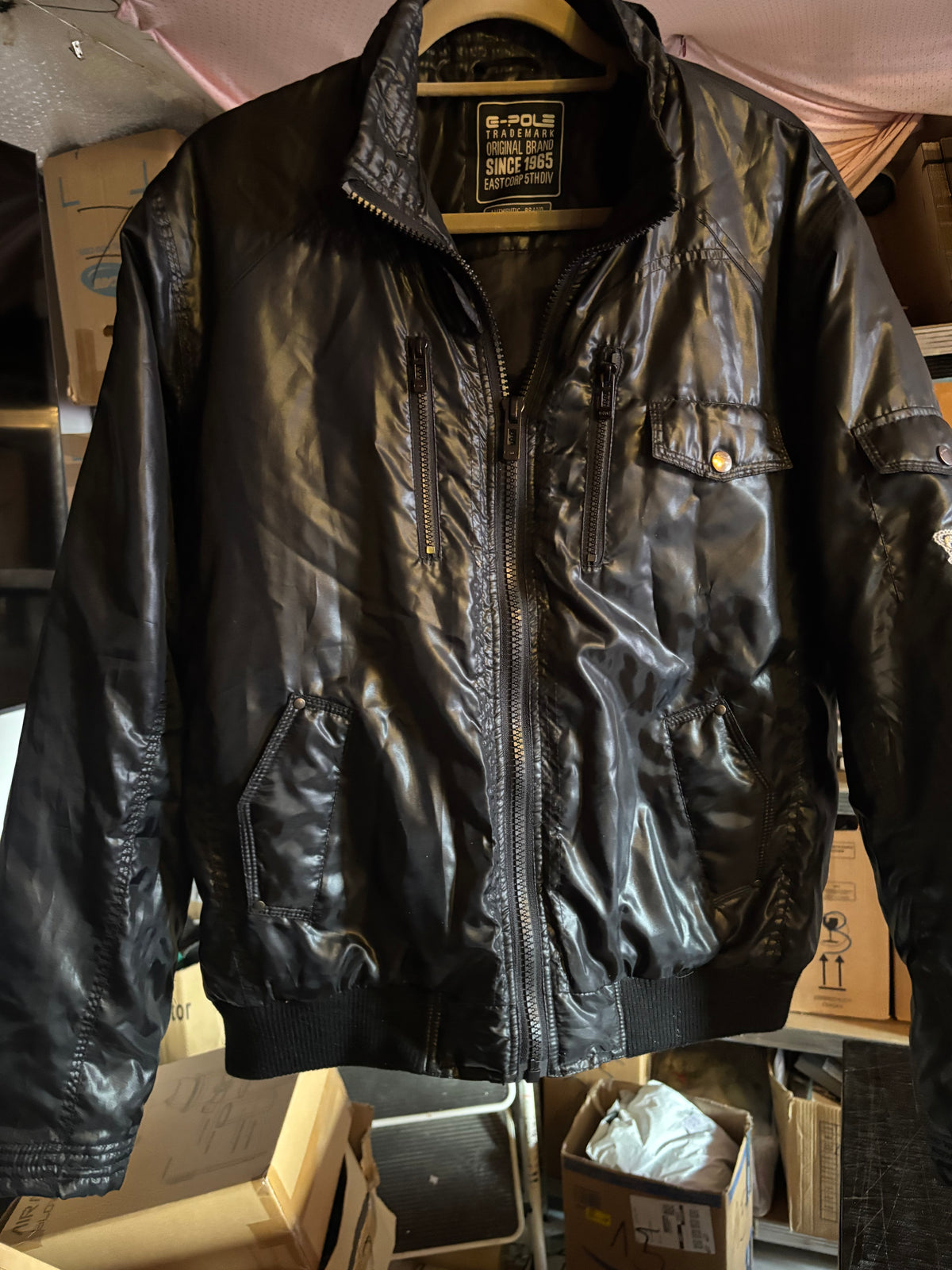 Blouson noir  XL