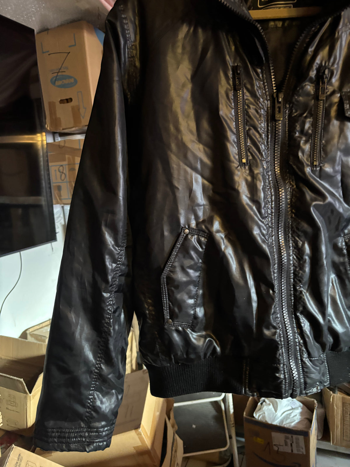 Blouson noir  XL