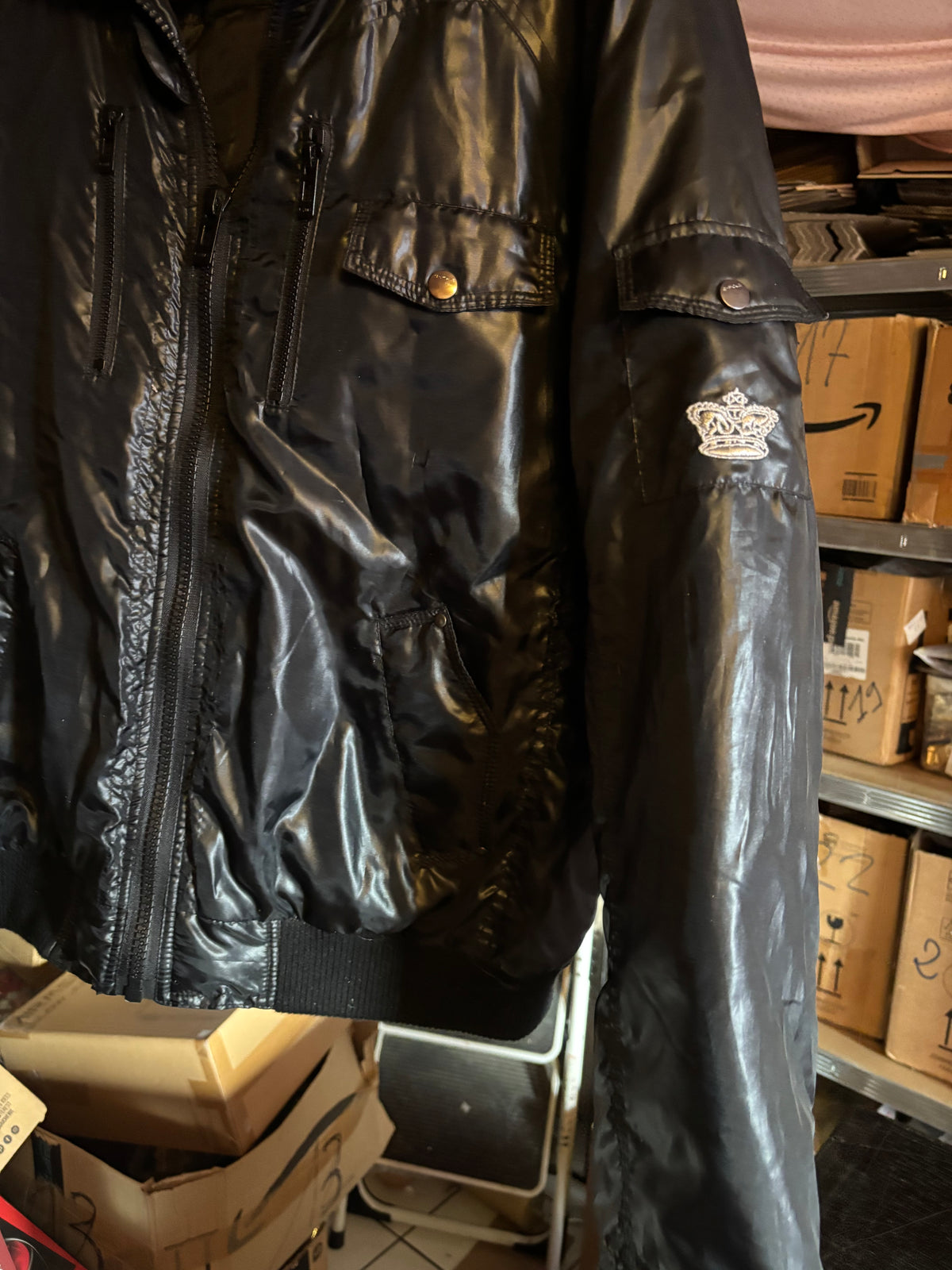 Blouson noir  XL