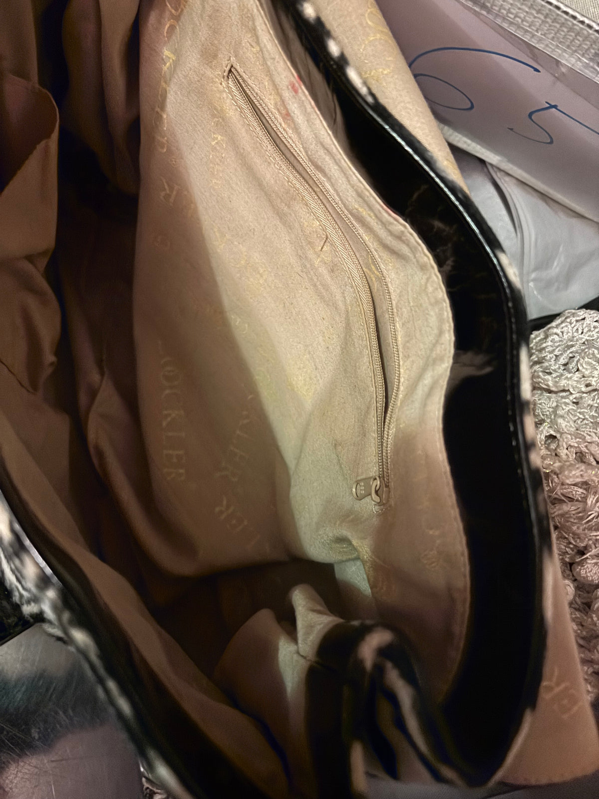 Sac luxe zèbre POMPÖÖS Harald Glööckler