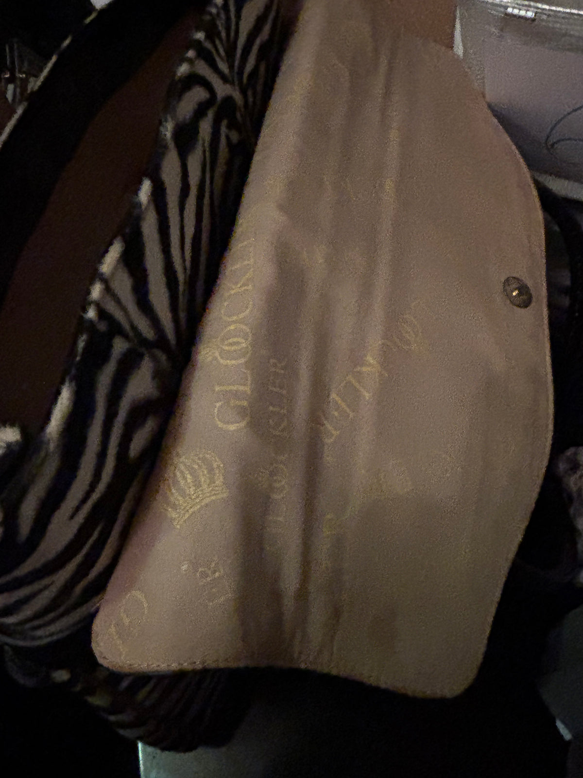 Sac luxe zèbre POMPÖÖS Harald Glööckler