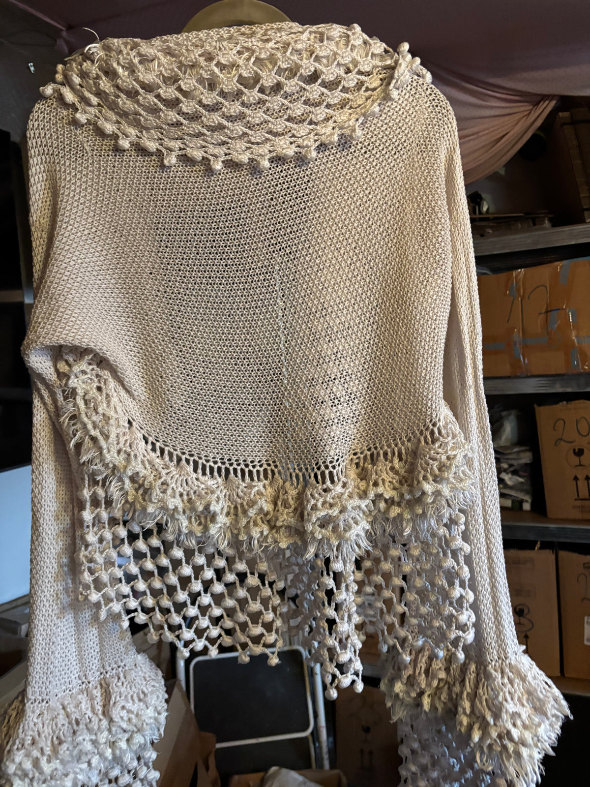 🌿 GILET BOHÈME OVERSIZE