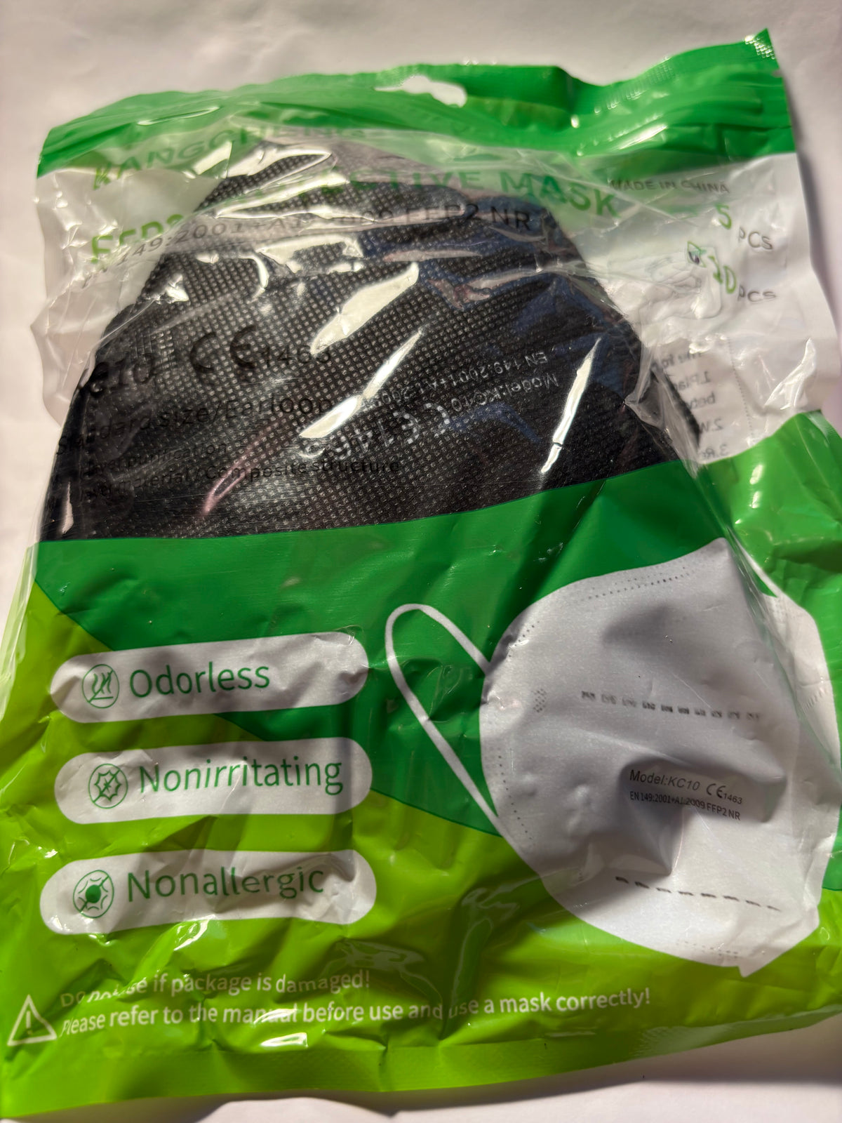 LOT DE 50 MASQUES NOIRS