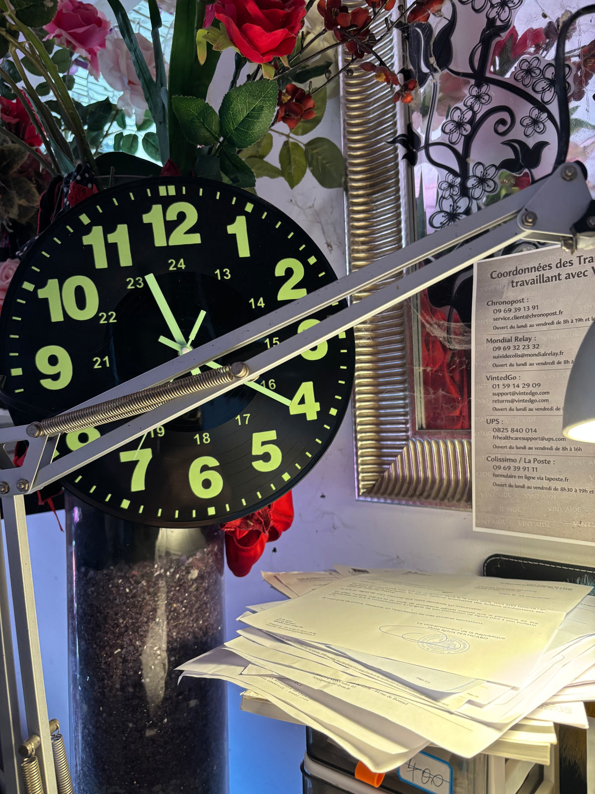 Lampe de bureau pliable avec son ampoule