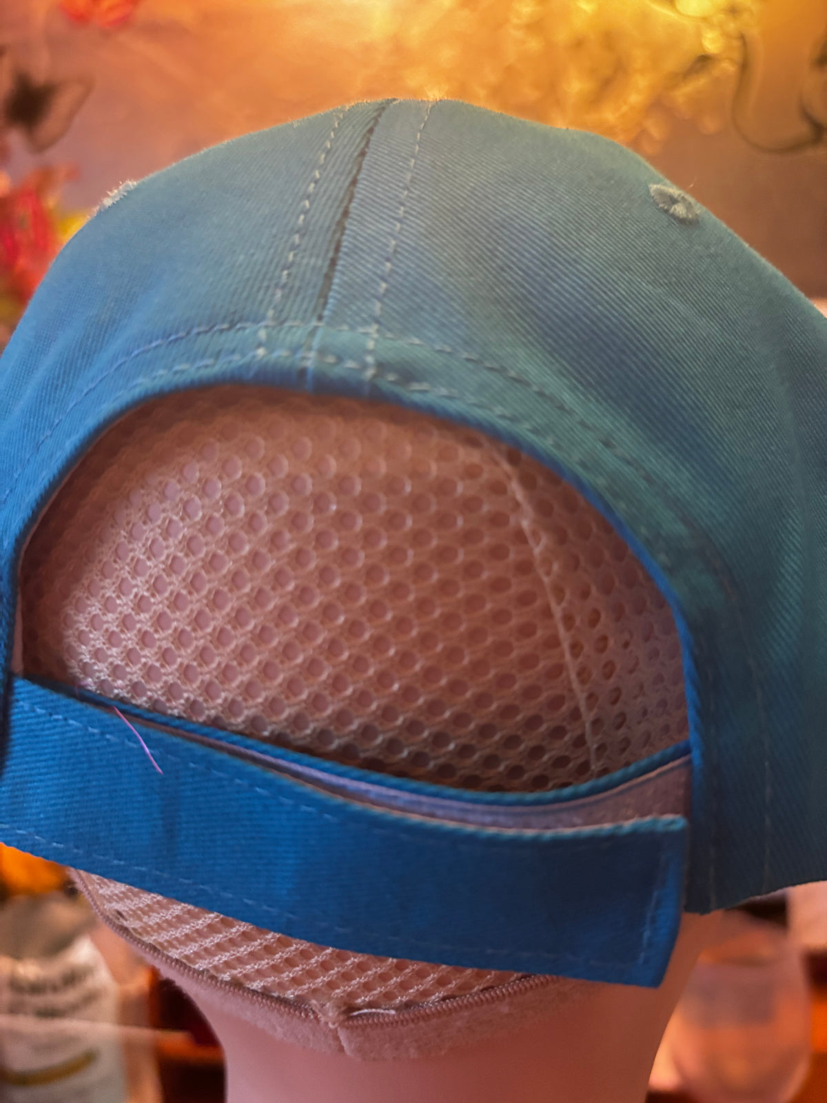CASQUETTE TRUMP – ÉDITION BRODÉE BLEU TURQUOISE