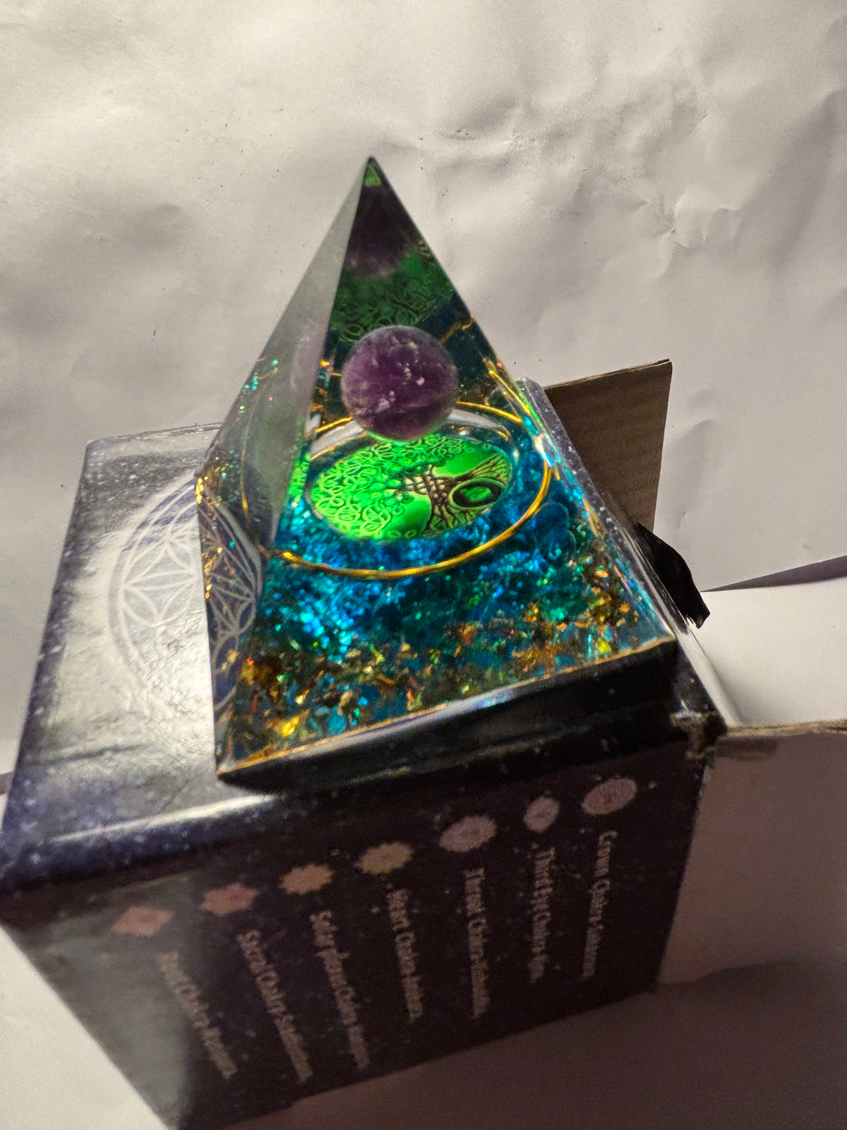 Decorative energy pyramid