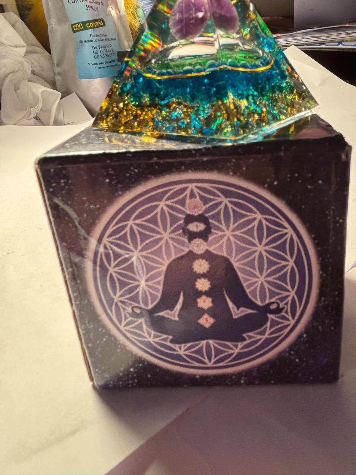 Decorative energy pyramid