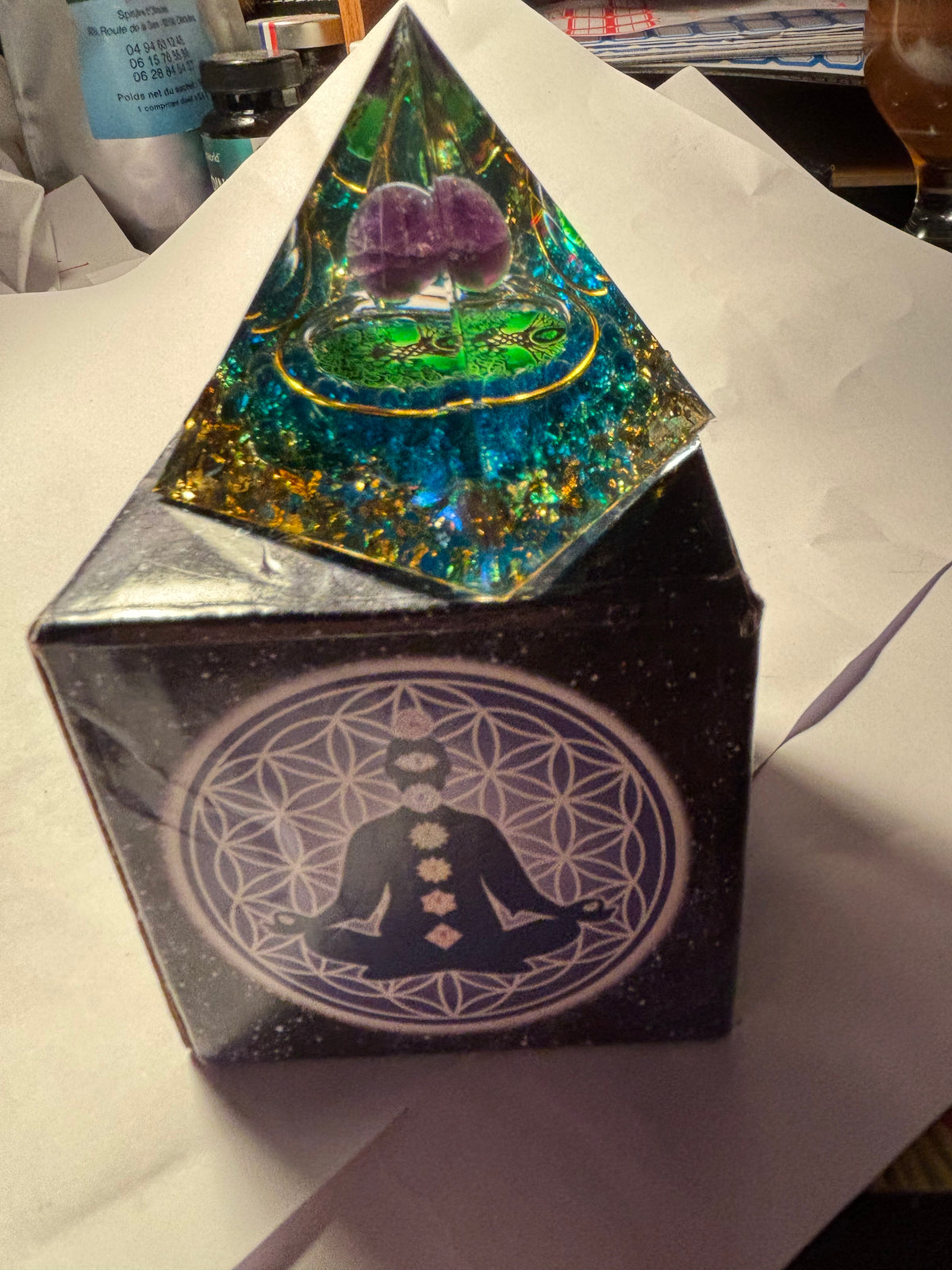 Decorative energy pyramid