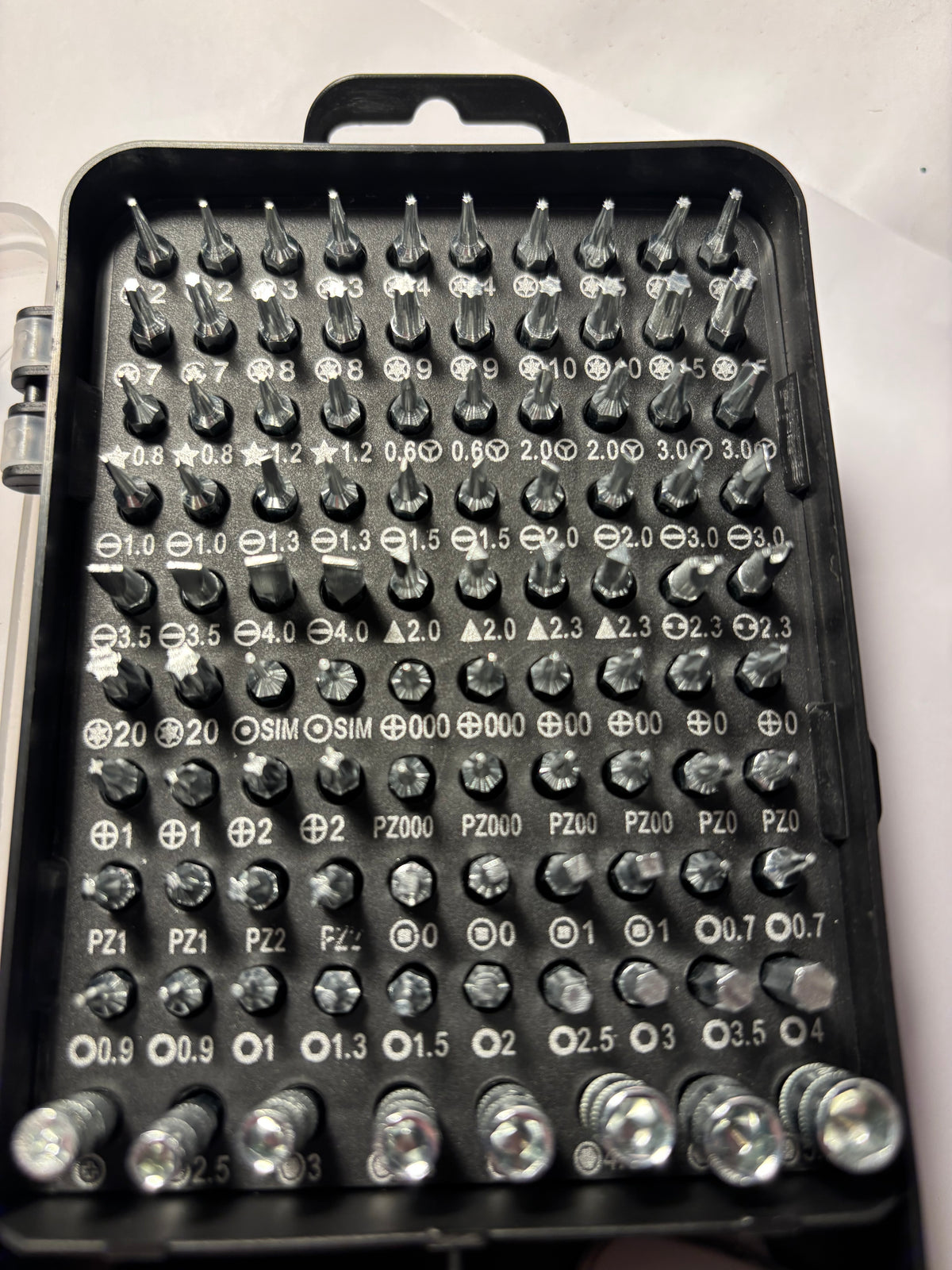 Coffret tournevis de précision