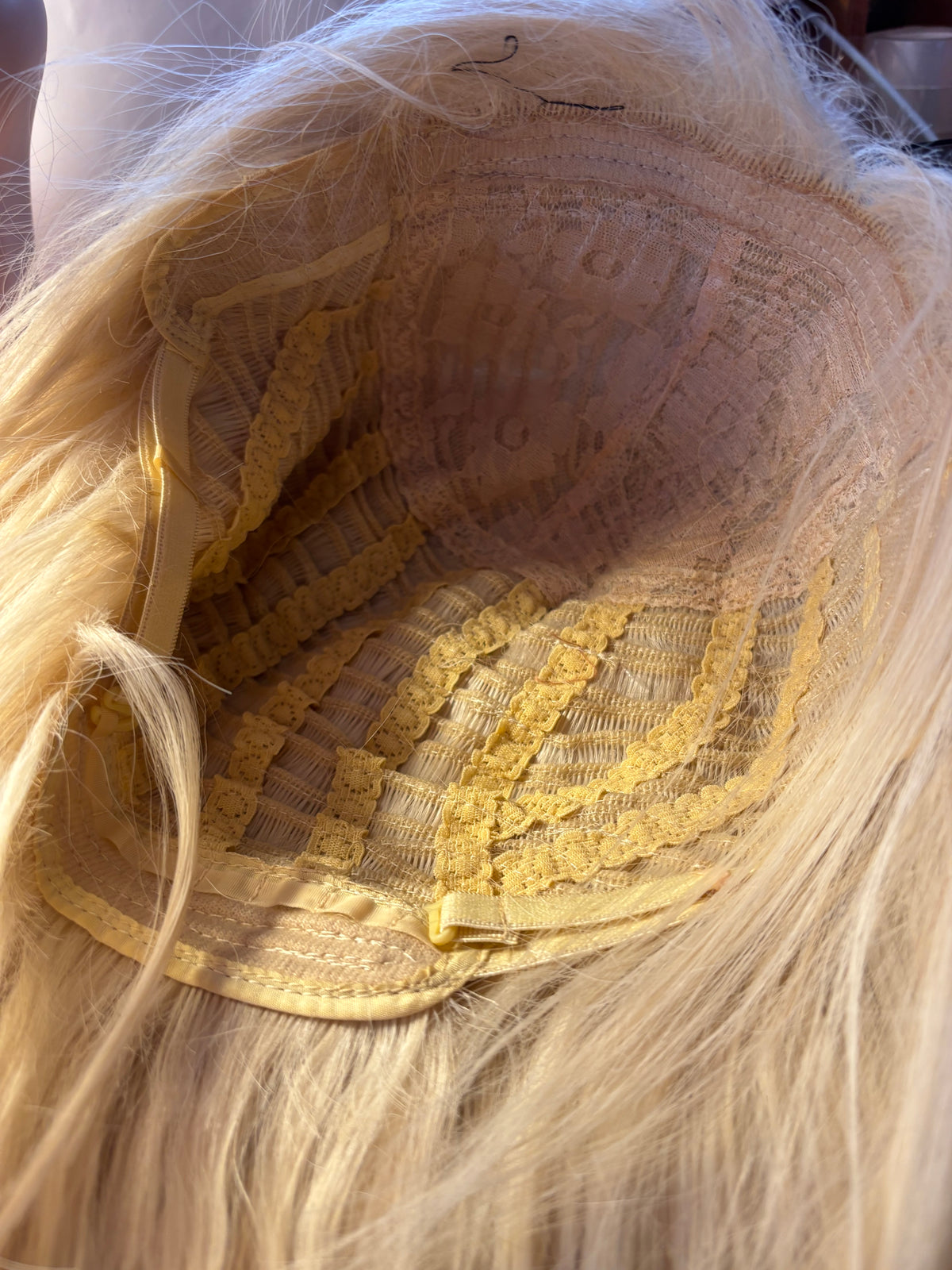 Modern white wig