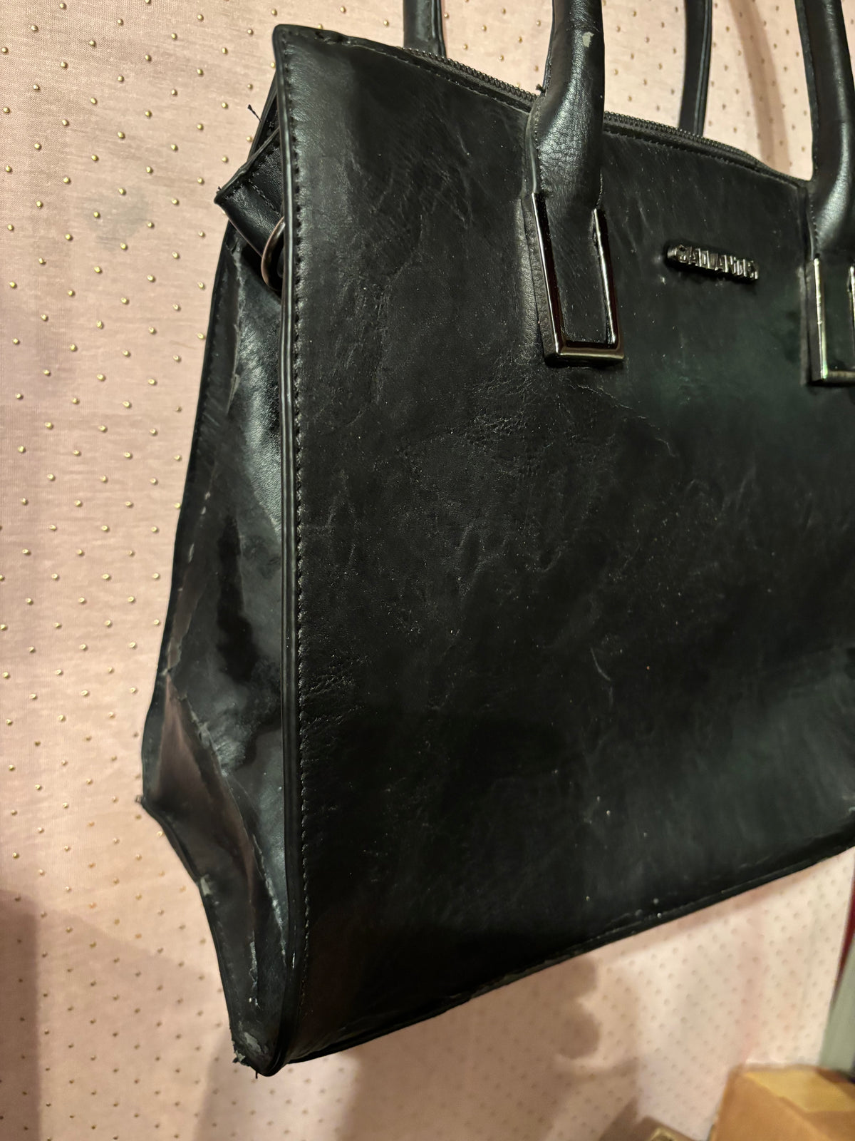 Grand sac noir GALANTRY – Cuir PU chic & pratique