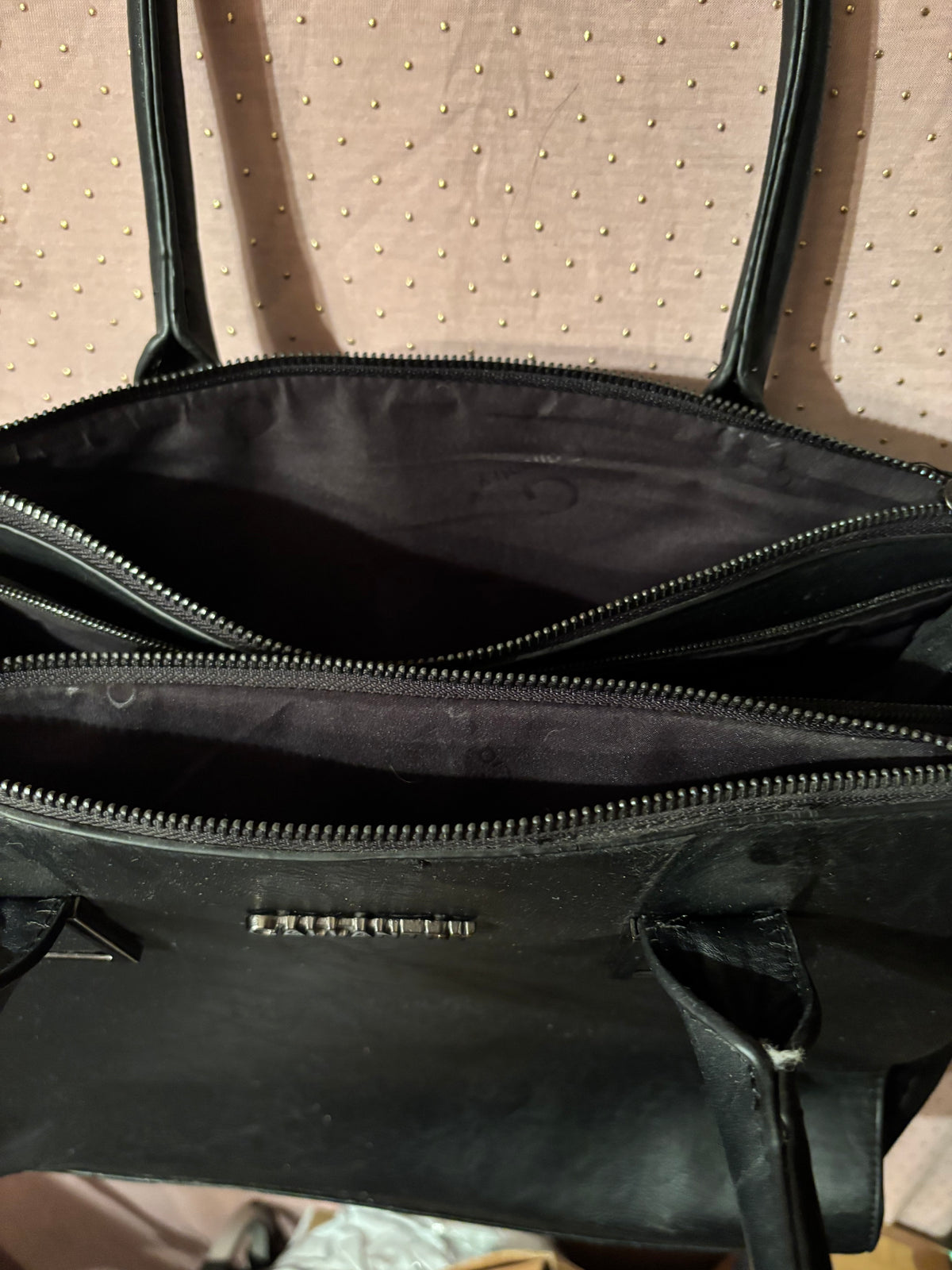 Grand sac noir GALANTRY – Cuir PU chic & pratique