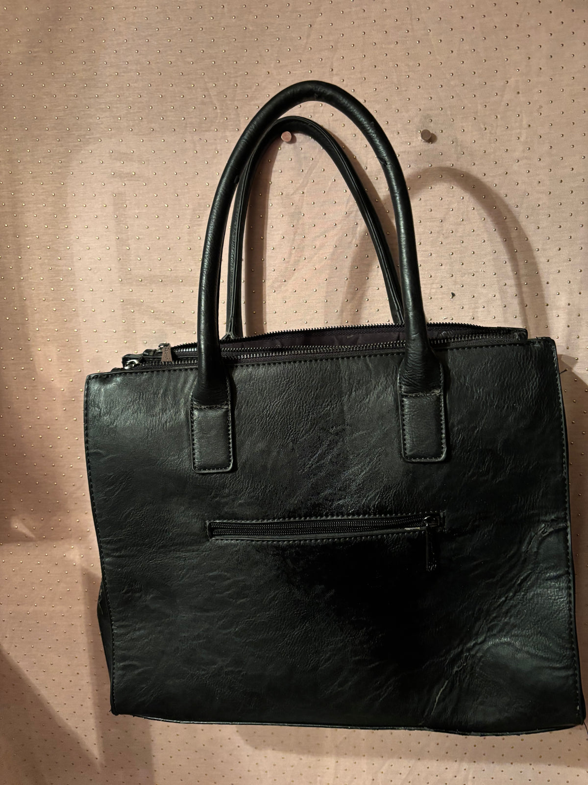 Grand sac noir GALANTRY – Cuir PU chic & pratique