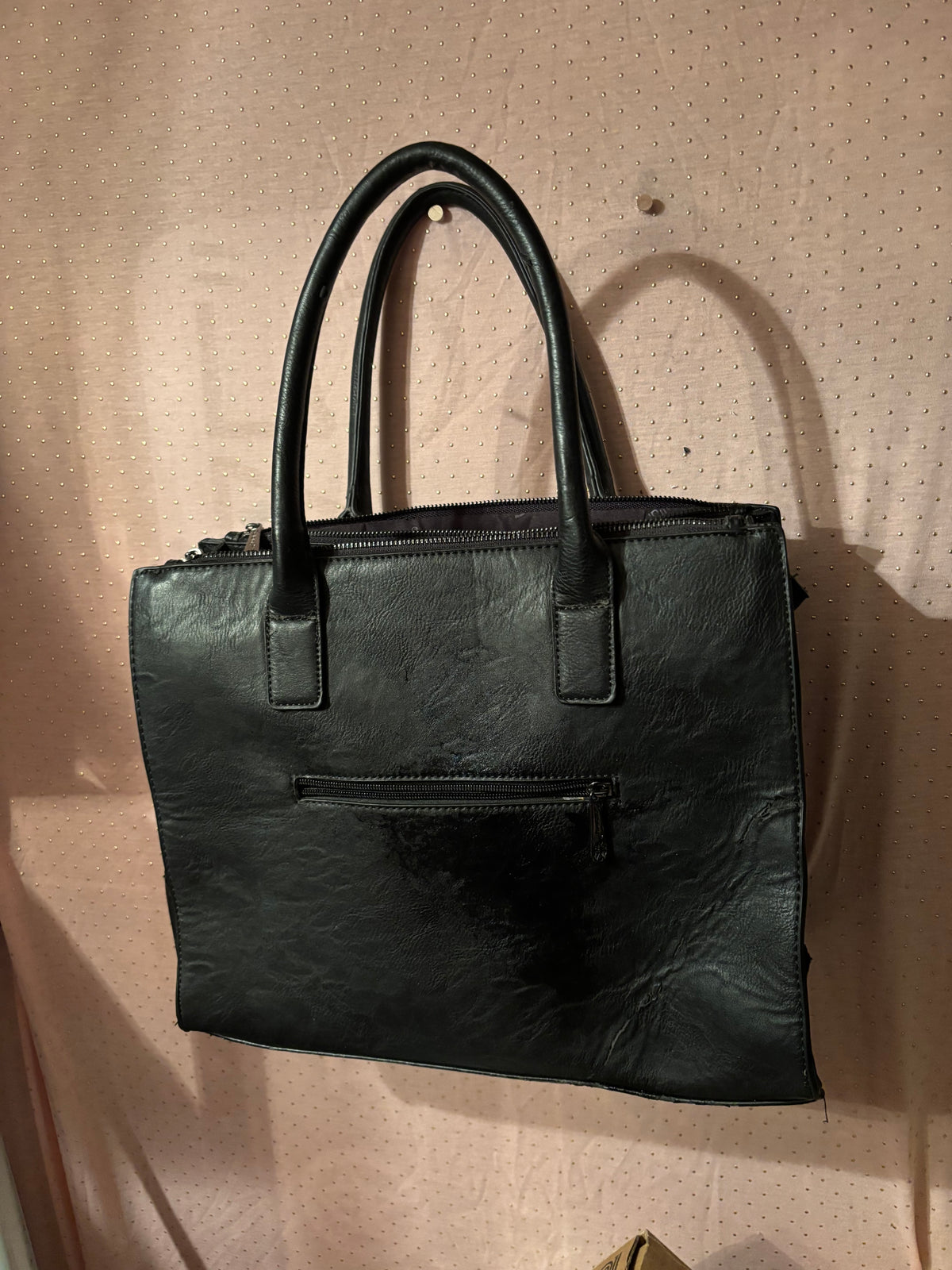 Grand sac noir GALANTRY – Cuir PU chic & pratique