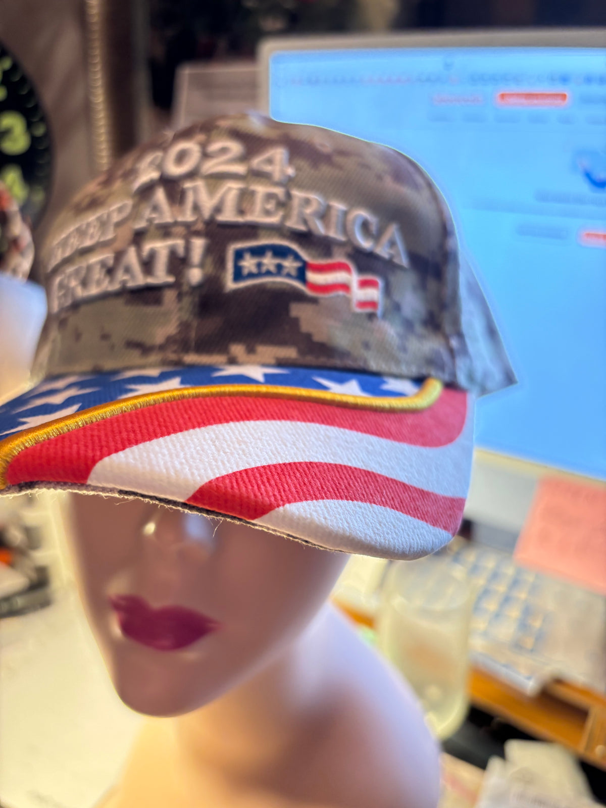 Casquette TRUMP 2024 – Style camouflage 🇺🇸