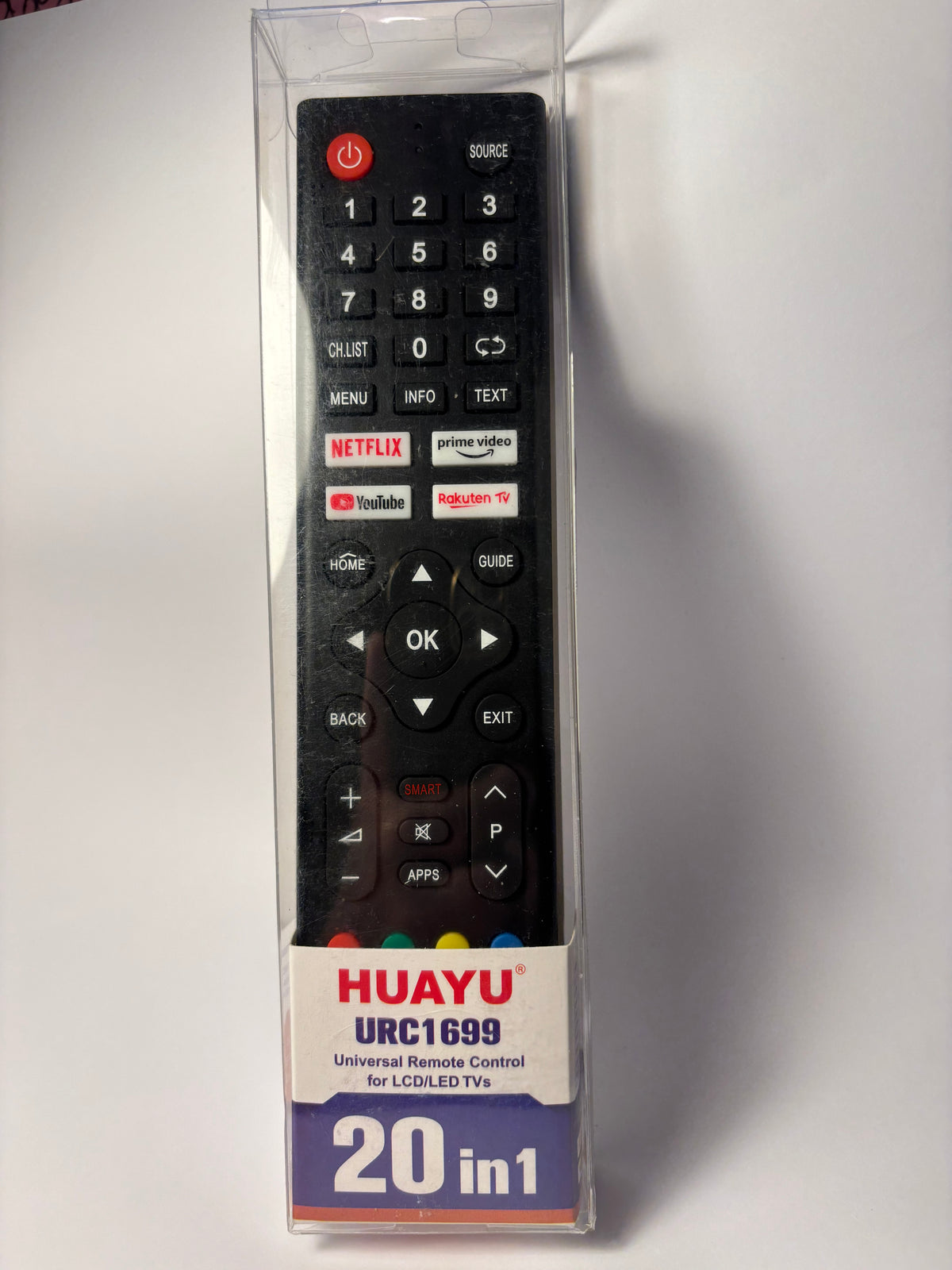 Télécommande universelle HUAYU URC1699 – 20 en 1