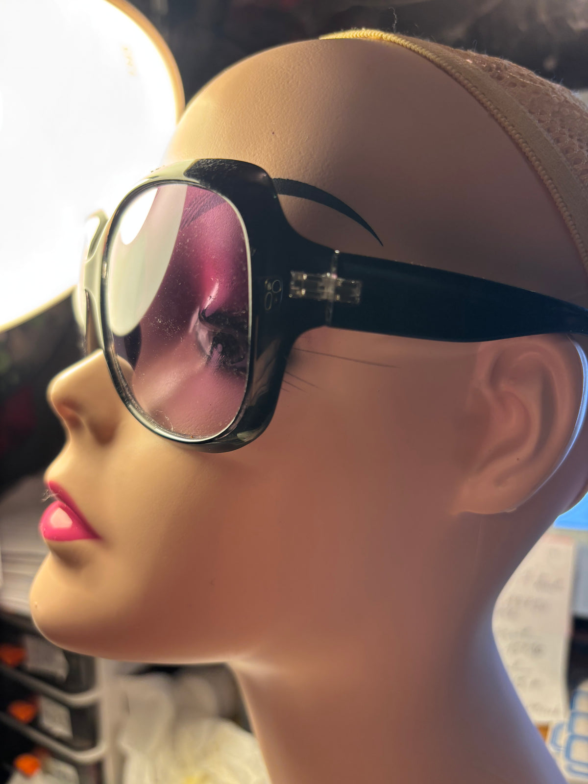 Grande lunette noire – Style + protection