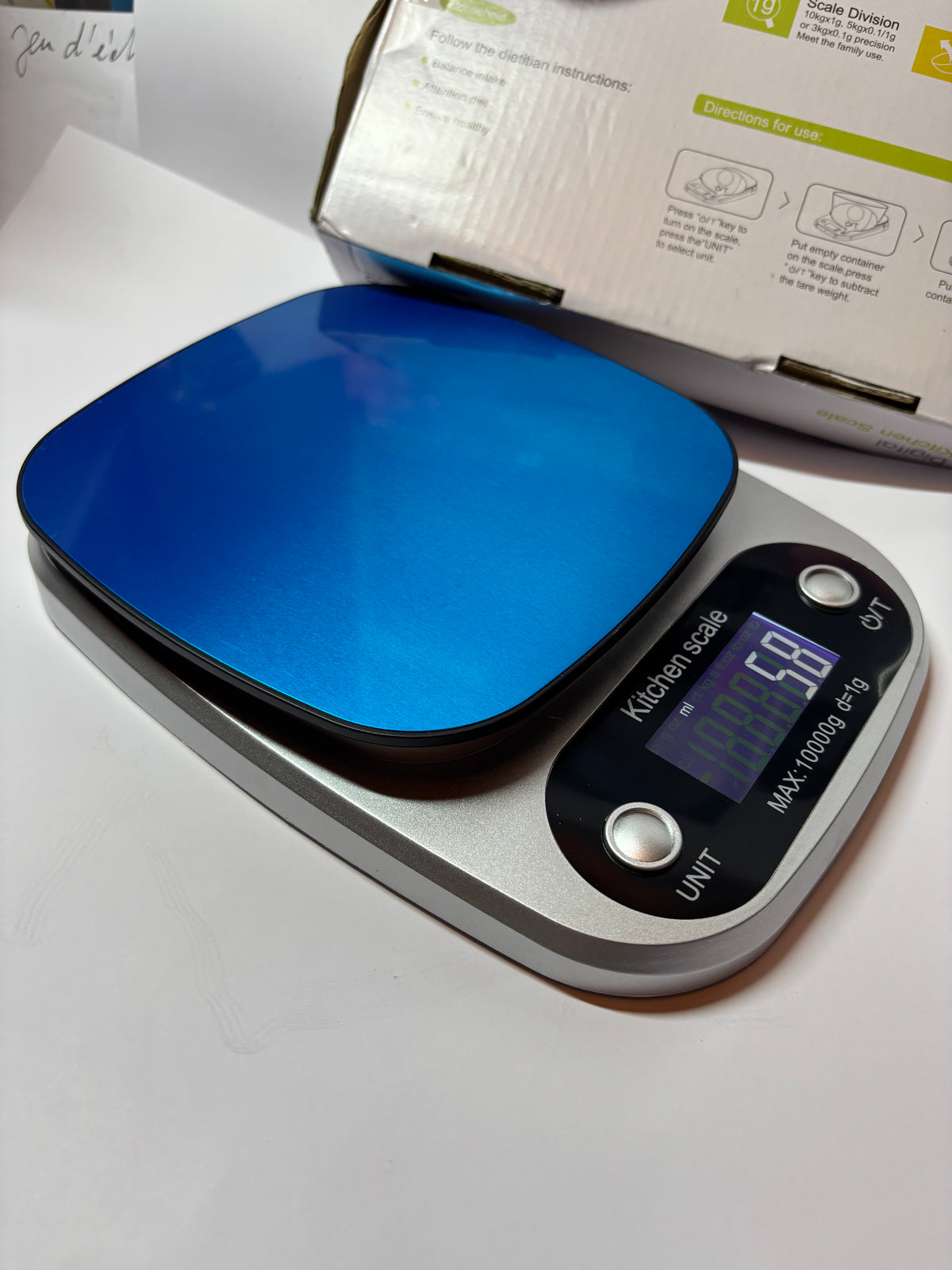 Balance de cuisine numérique précise 10 kg