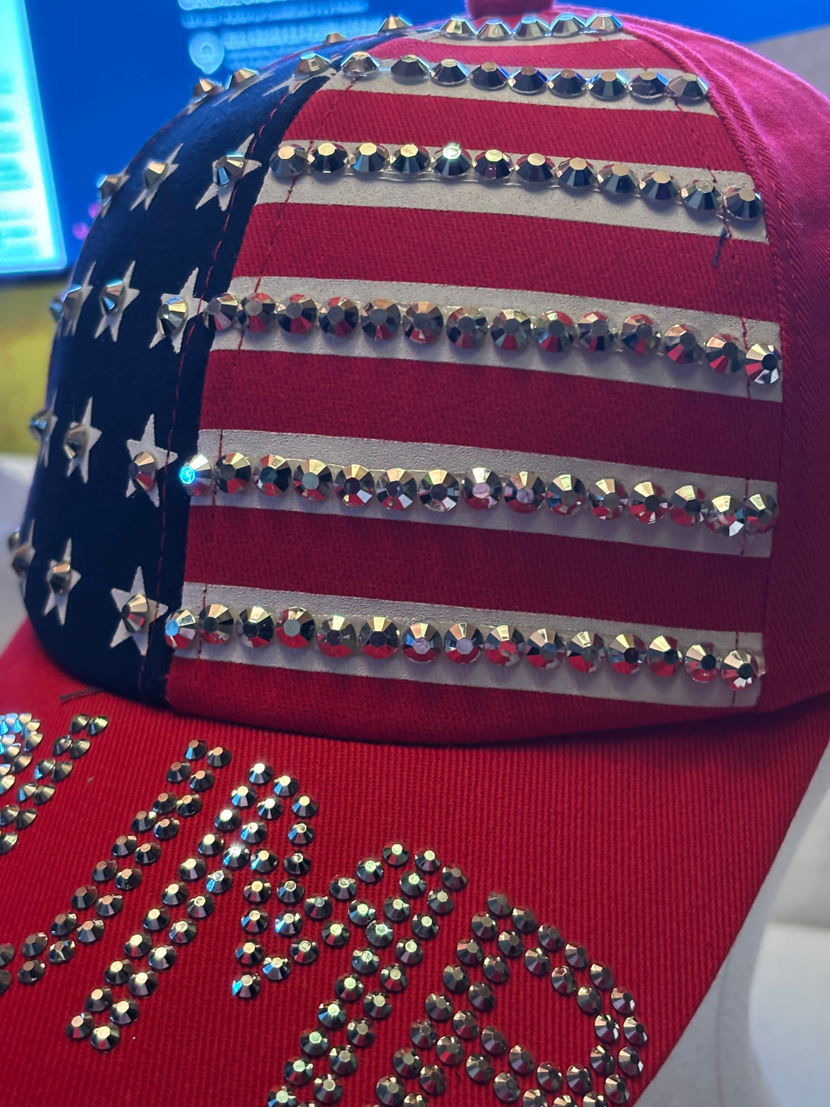 🇺🇸 CASQUETTE TRUMP STRASS – ÉDITION LIMITÉE 🇺🇸