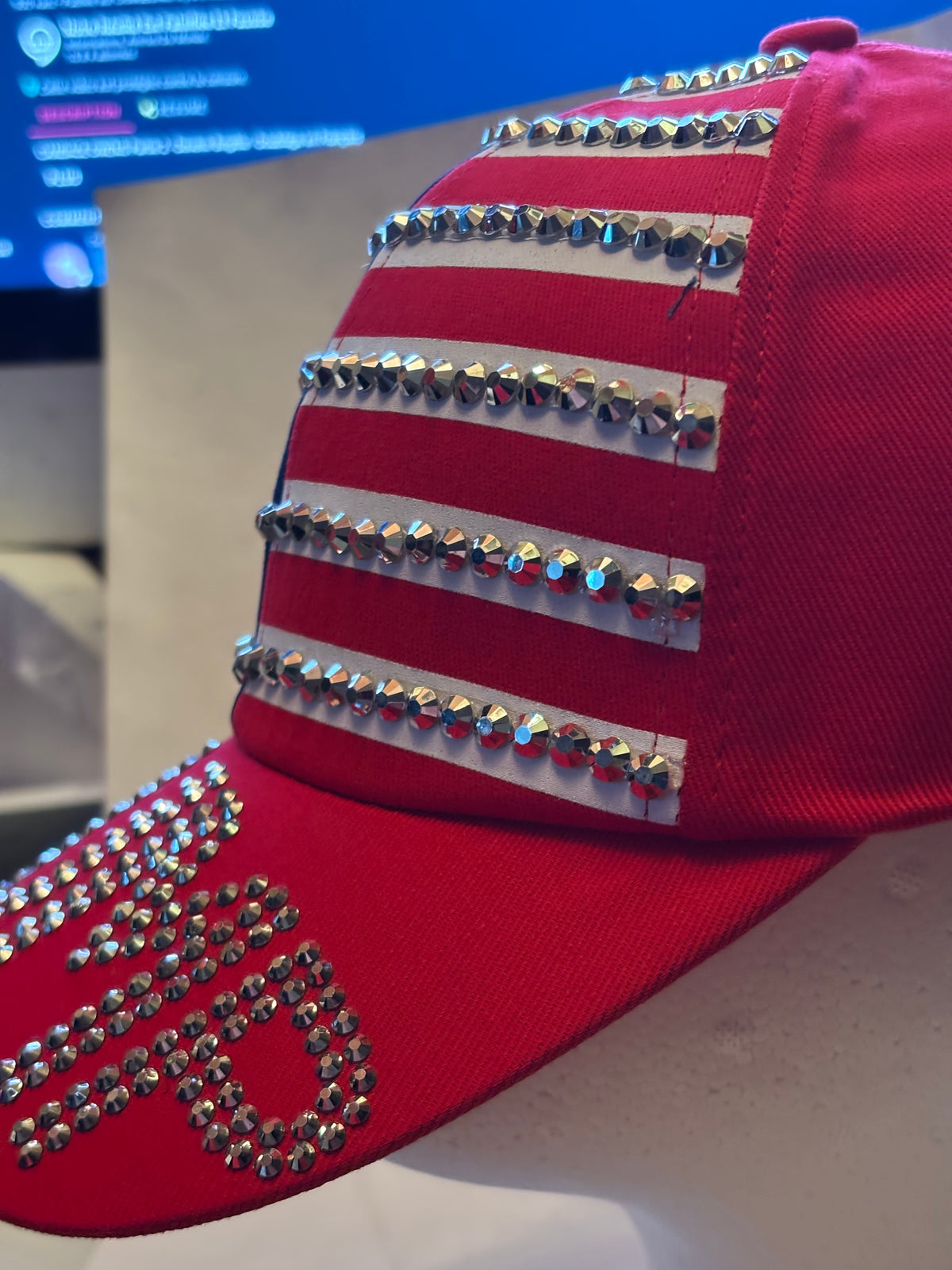 🇺🇸 CASQUETTE TRUMP STRASS – ÉDITION LIMITÉE 🇺🇸