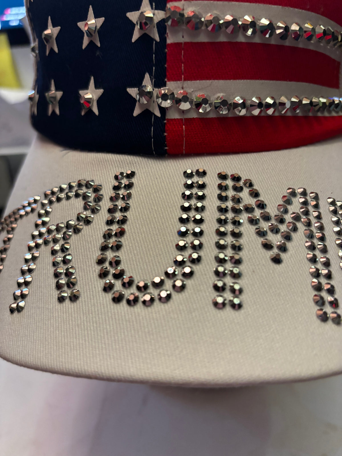 🇺🇸 CASQUETTE TRUMP STRASS – ÉDITION LIMITÉE 🇺🇸