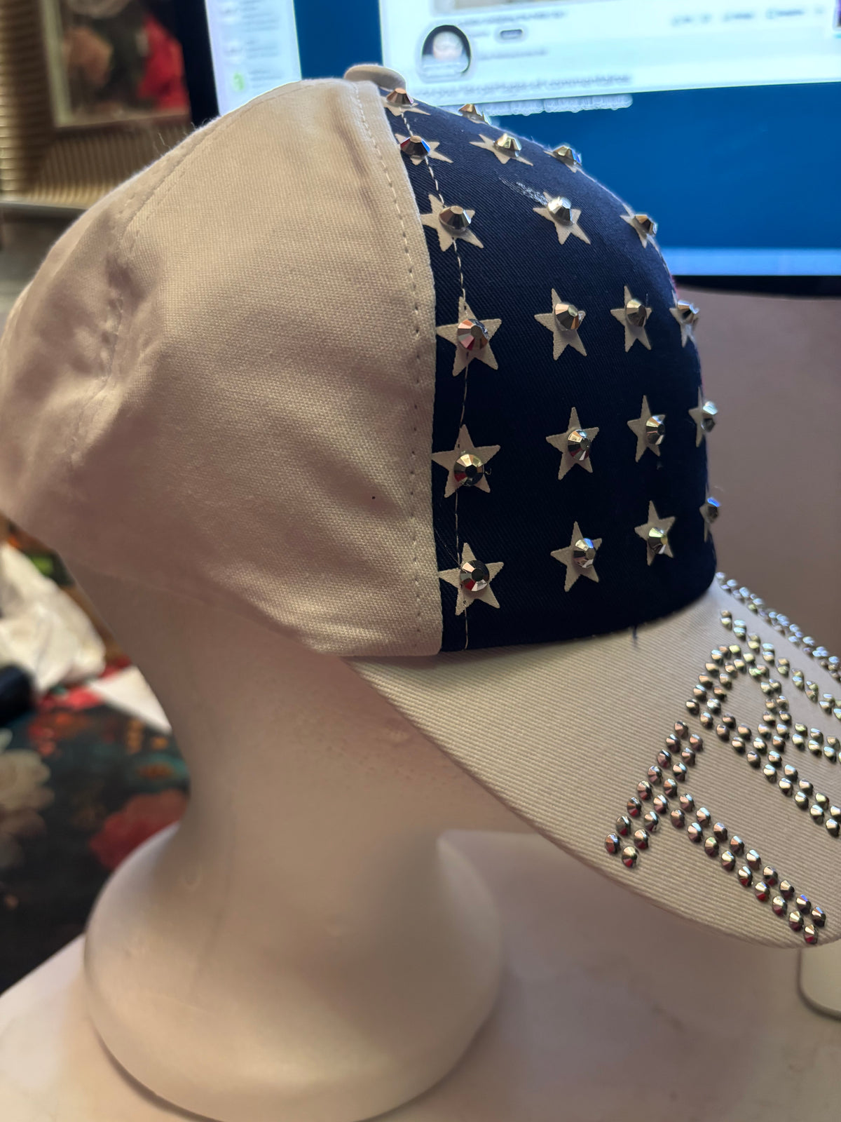 🇺🇸 CASQUETTE TRUMP STRASS – ÉDITION LIMITÉE 🇺🇸