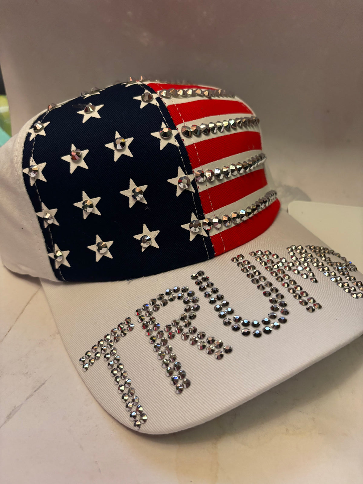 🇺🇸 CASQUETTE TRUMP STRASS – ÉDITION LIMITÉE 🇺🇸