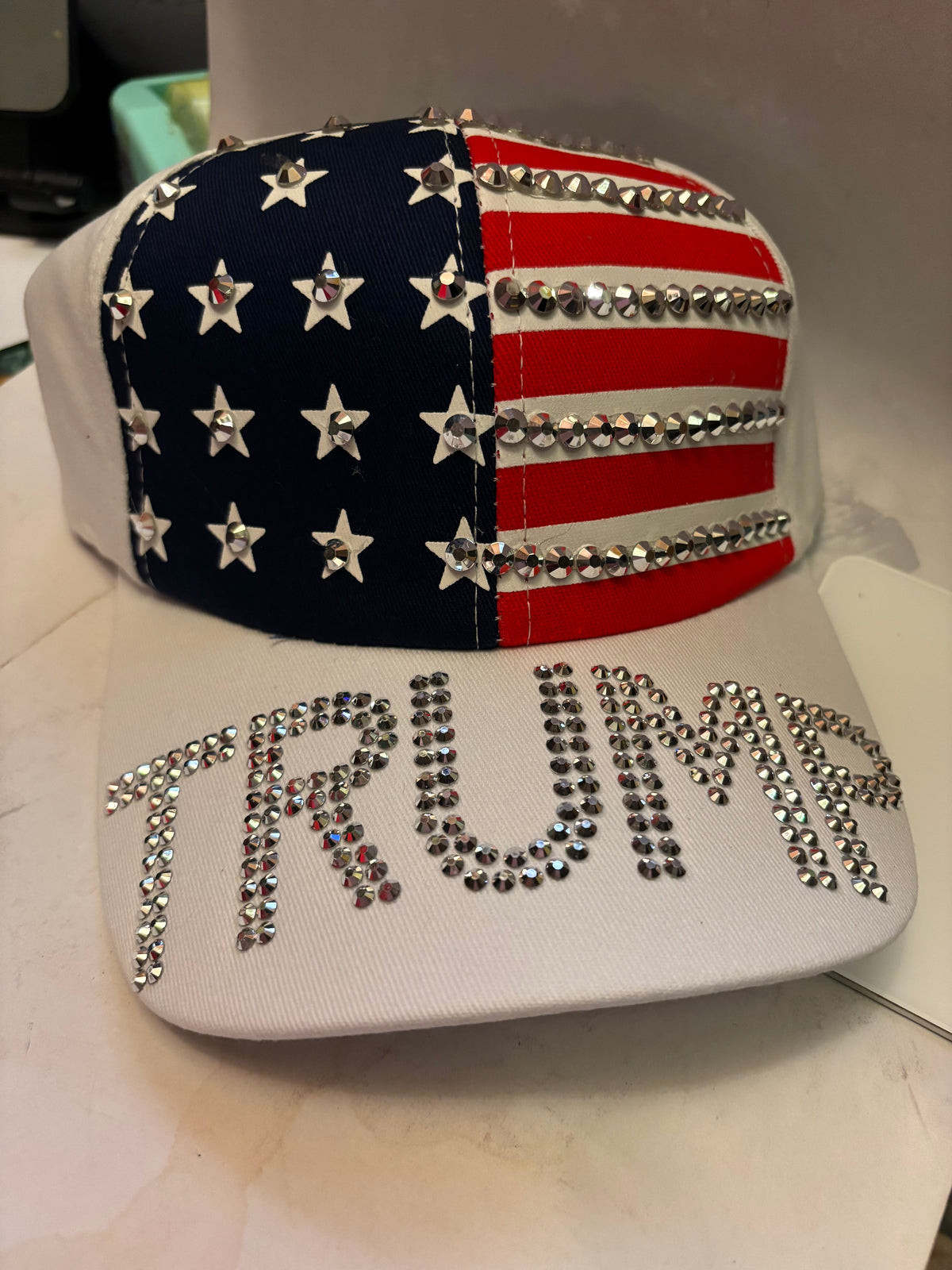 🇺🇸 CASQUETTE TRUMP STRASS – ÉDITION LIMITÉE 🇺🇸