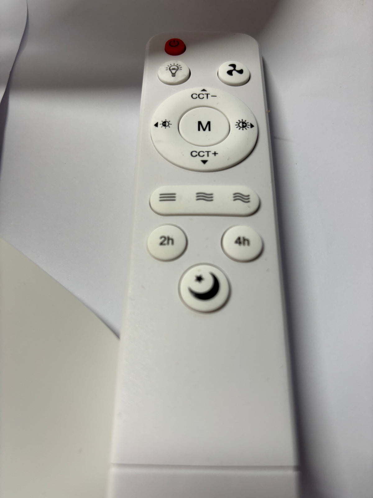 Ventilateur de Plafond LED avec Télécommande — Silencieux, 6 Pales, 3 Vitesses