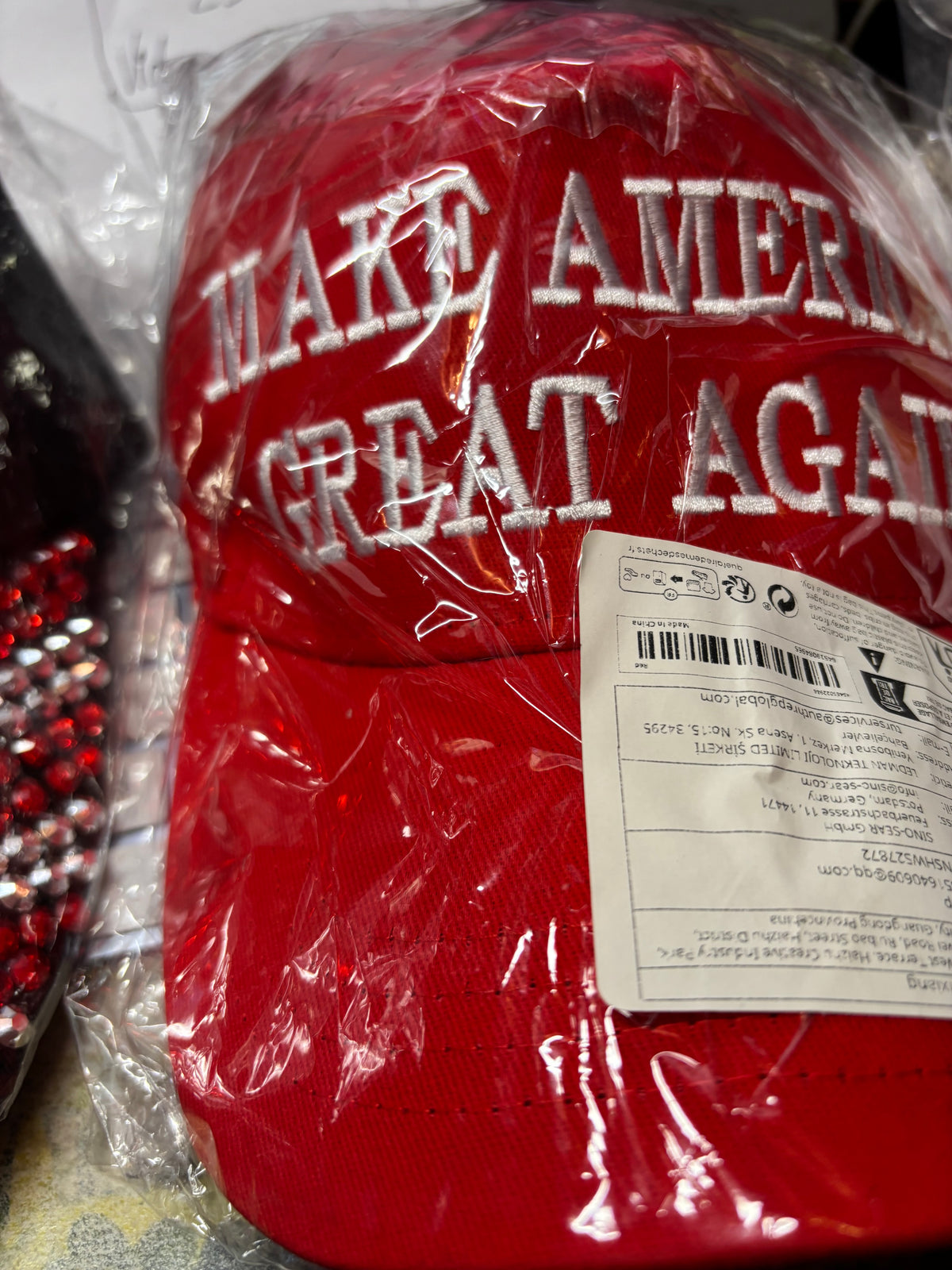 Casquette rouge Trump