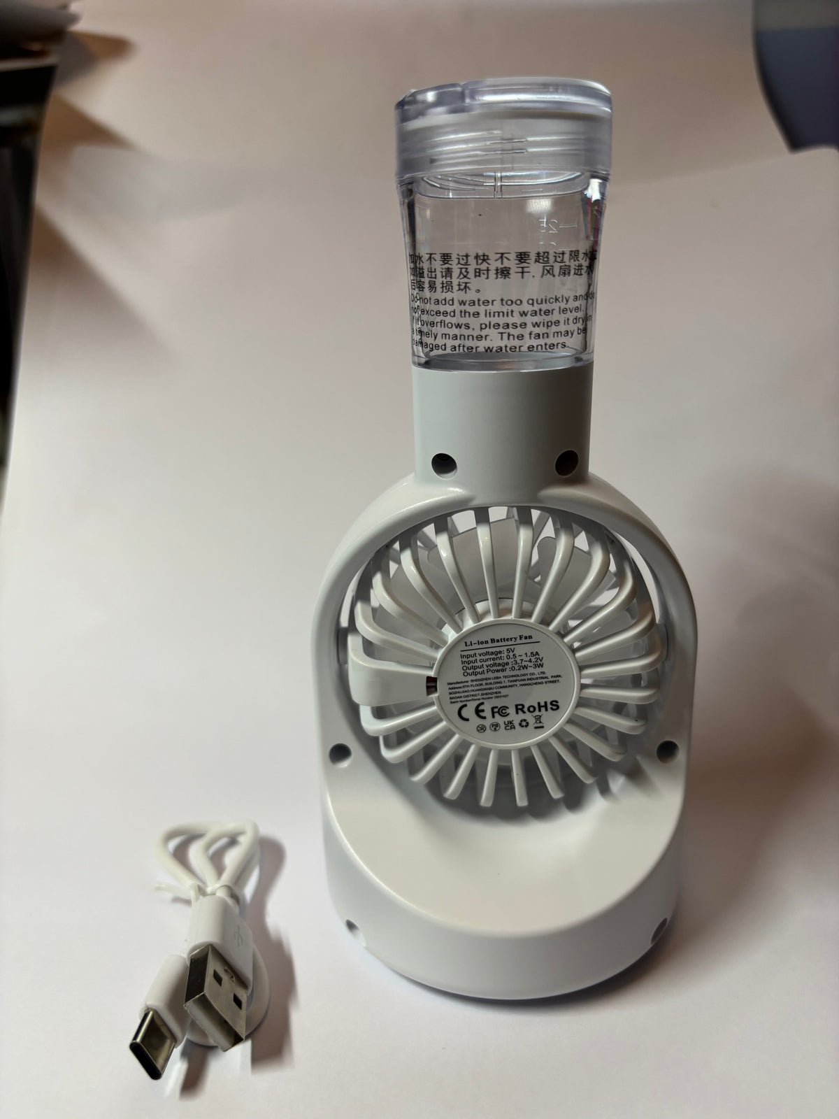 ✨ VENTILATEUR BRUMISATEUR PORTATIF F6 ✨