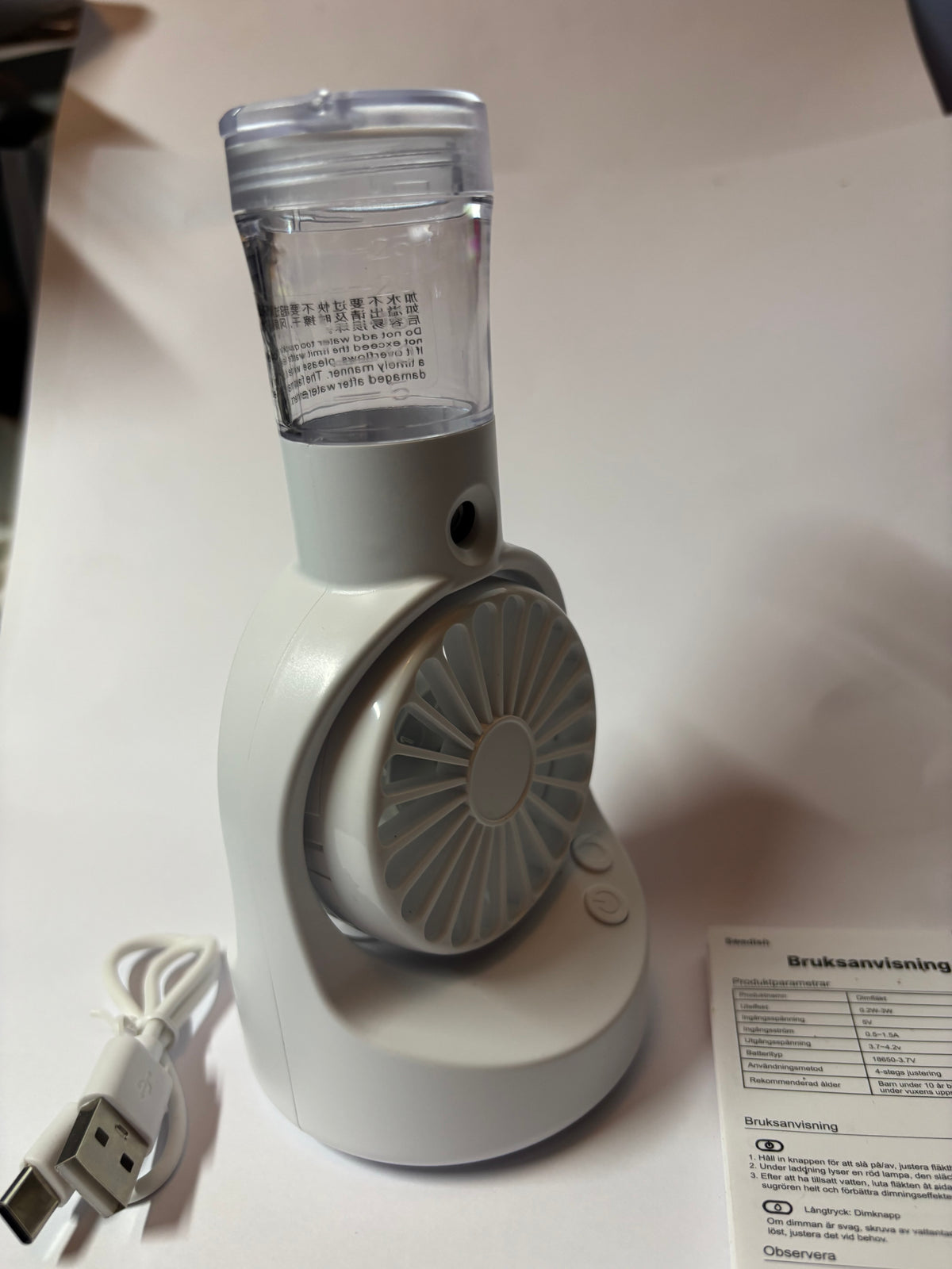 ✨ VENTILATEUR BRUMISATEUR PORTATIF F6 ✨