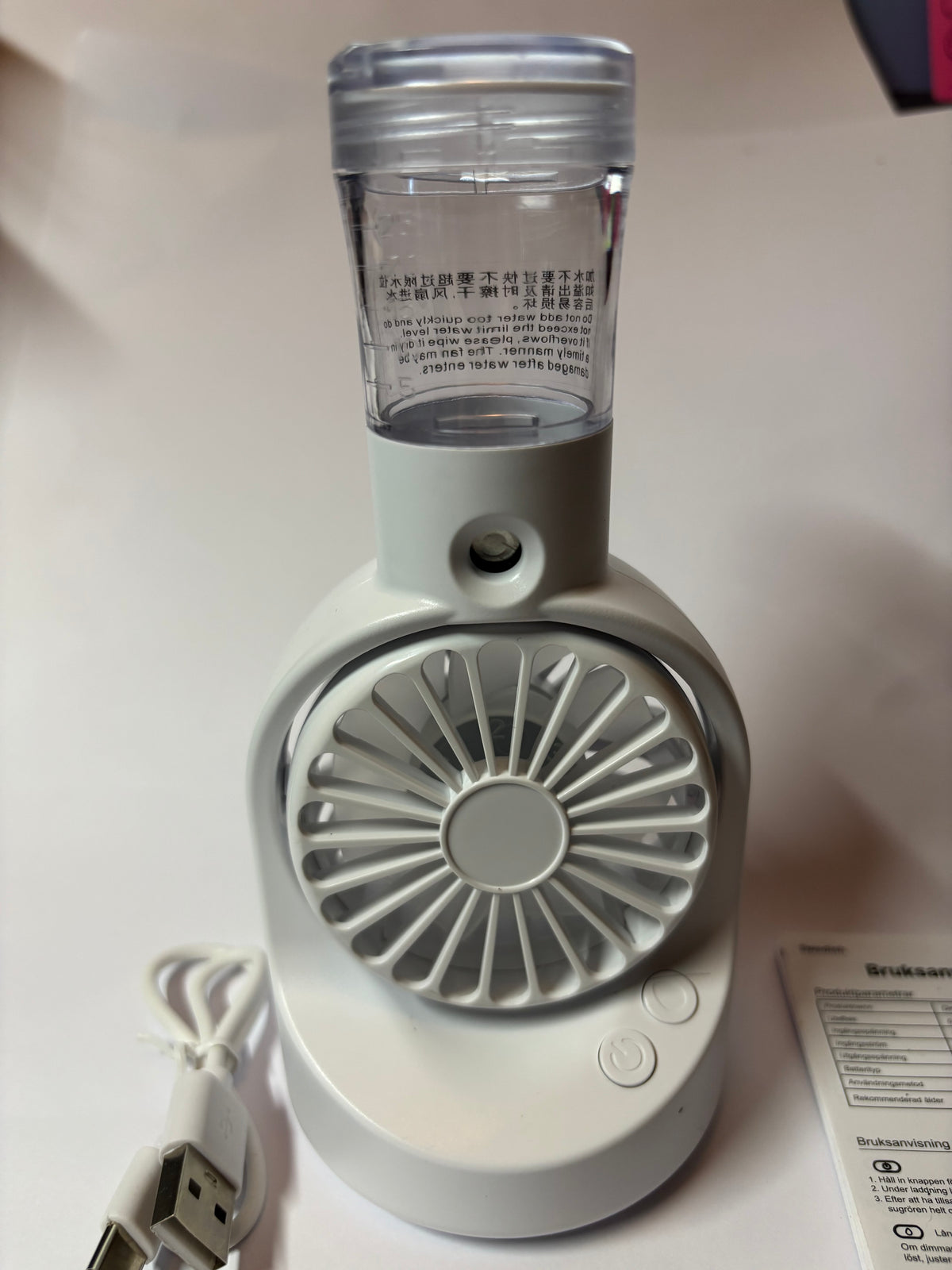 ✨ VENTILATEUR BRUMISATEUR PORTATIF F6 ✨