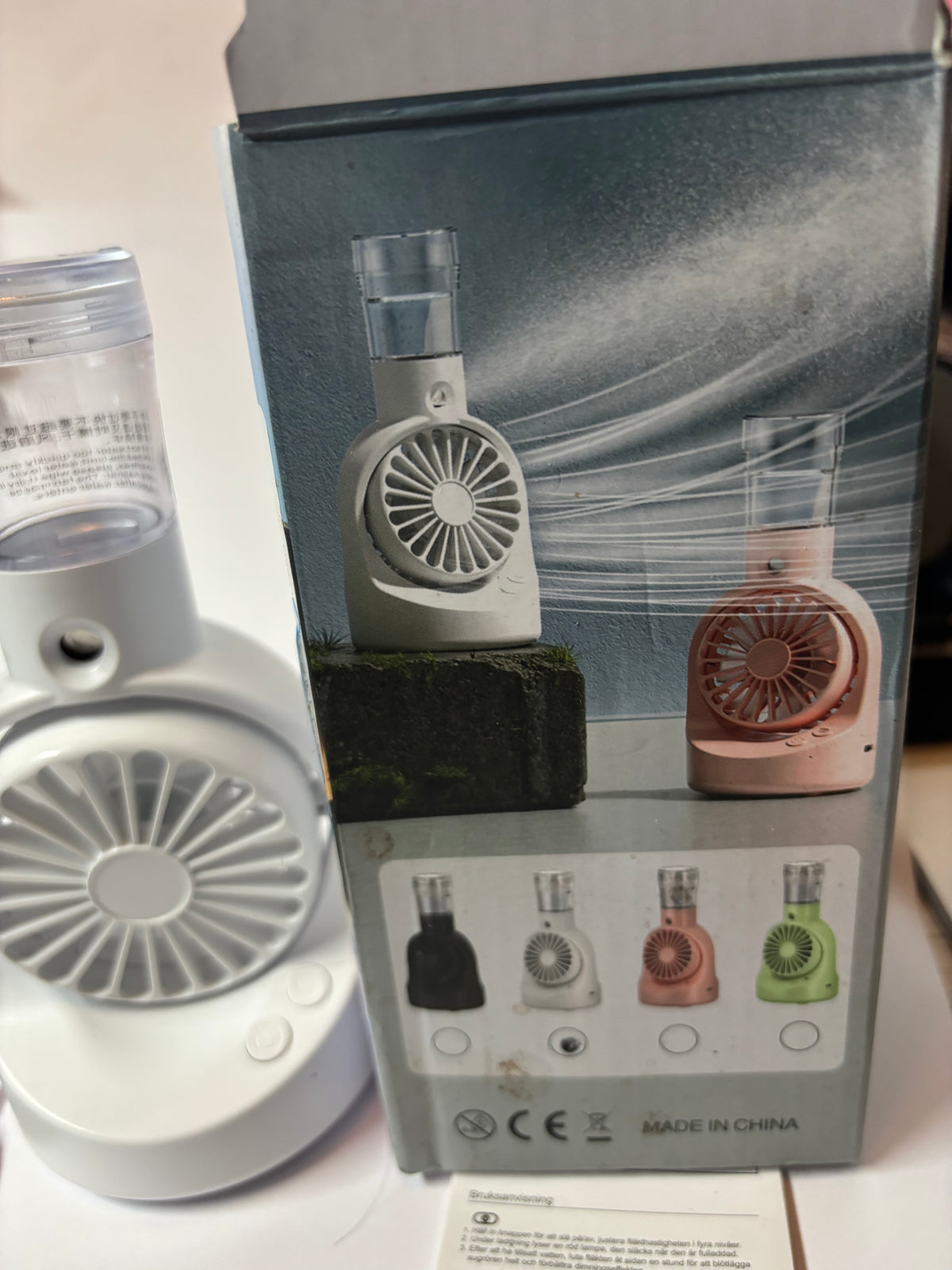 ✨ VENTILATEUR BRUMISATEUR PORTATIF F6 ✨