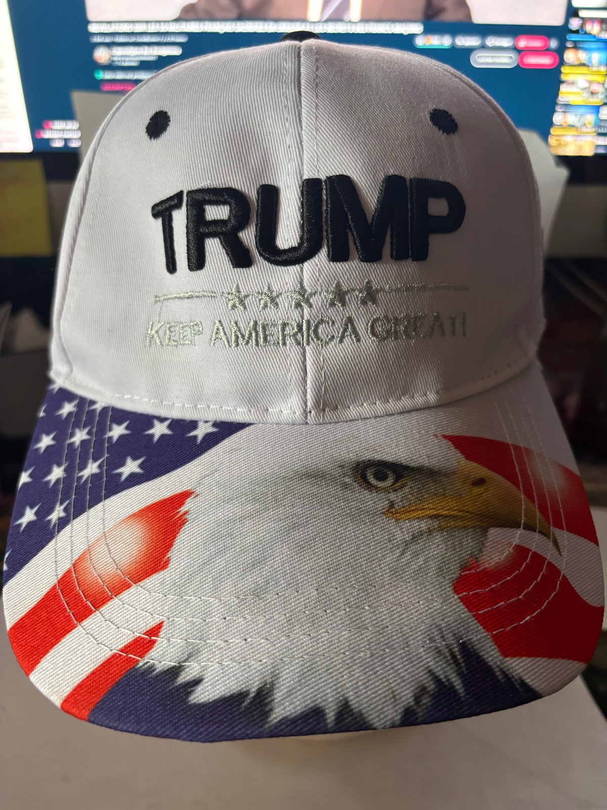🇺🇸🦅 CASQUETTE TRUMP AIGLE AMÉRICAIN 🦅🇺🇸