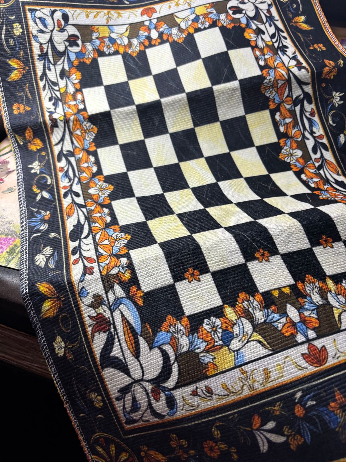 Tapis en forme d'échec