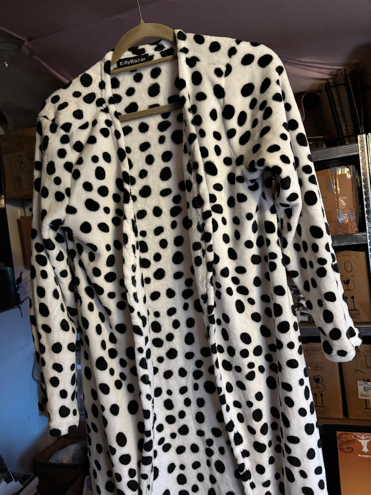 MANTEAU LONG FEMME NOIR &amp; BLANC –